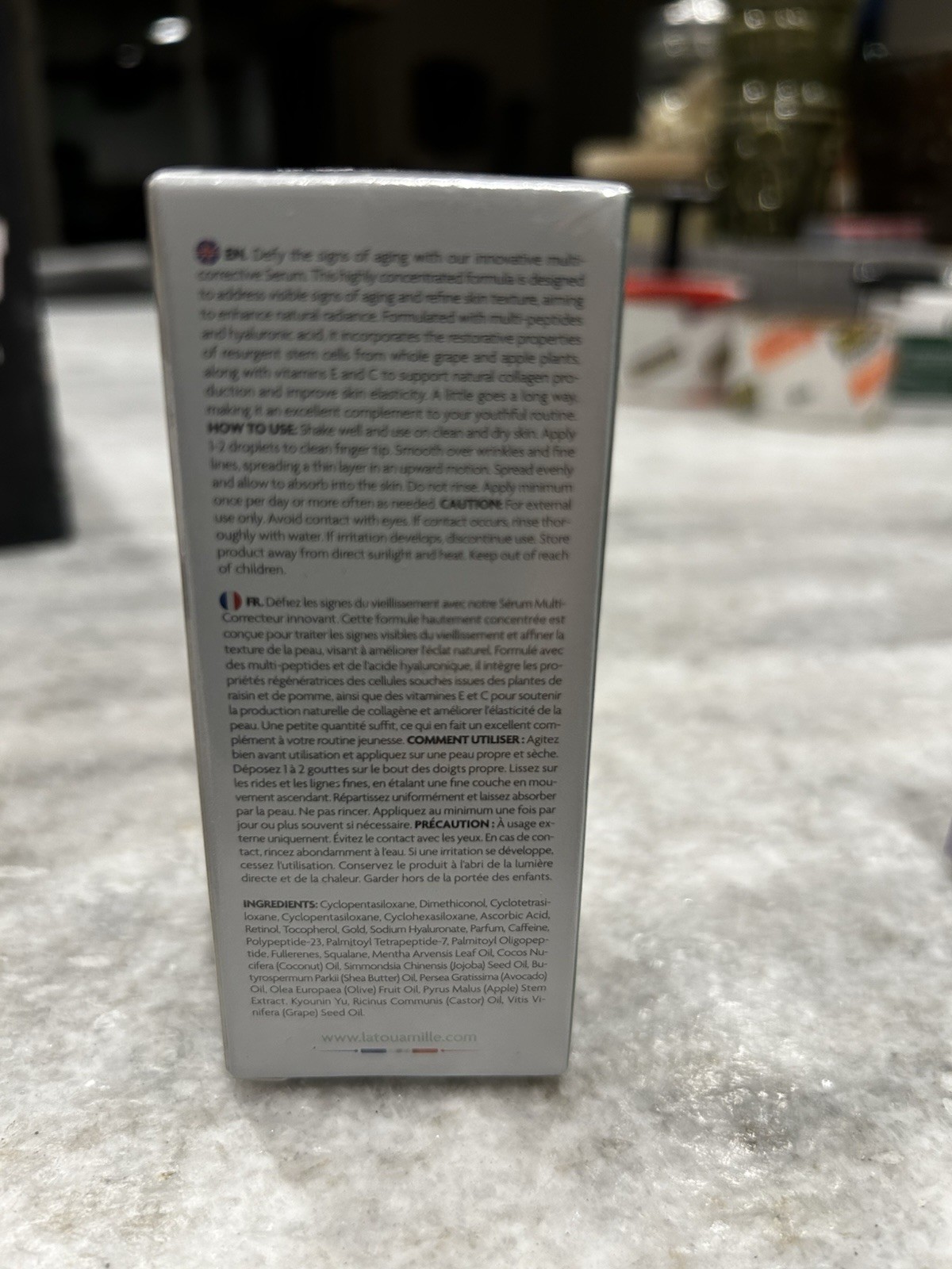 Latoua Mille Age-Defying Apple & Grape Extract Serum NIB Sealed