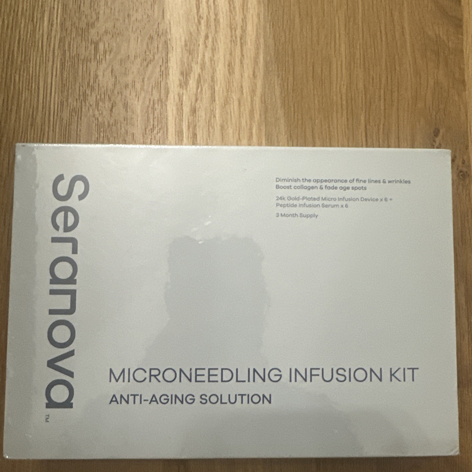 SEALED Seranova Microneedling Infusion Kit Anti-Aging Solution, 3 Month Supply