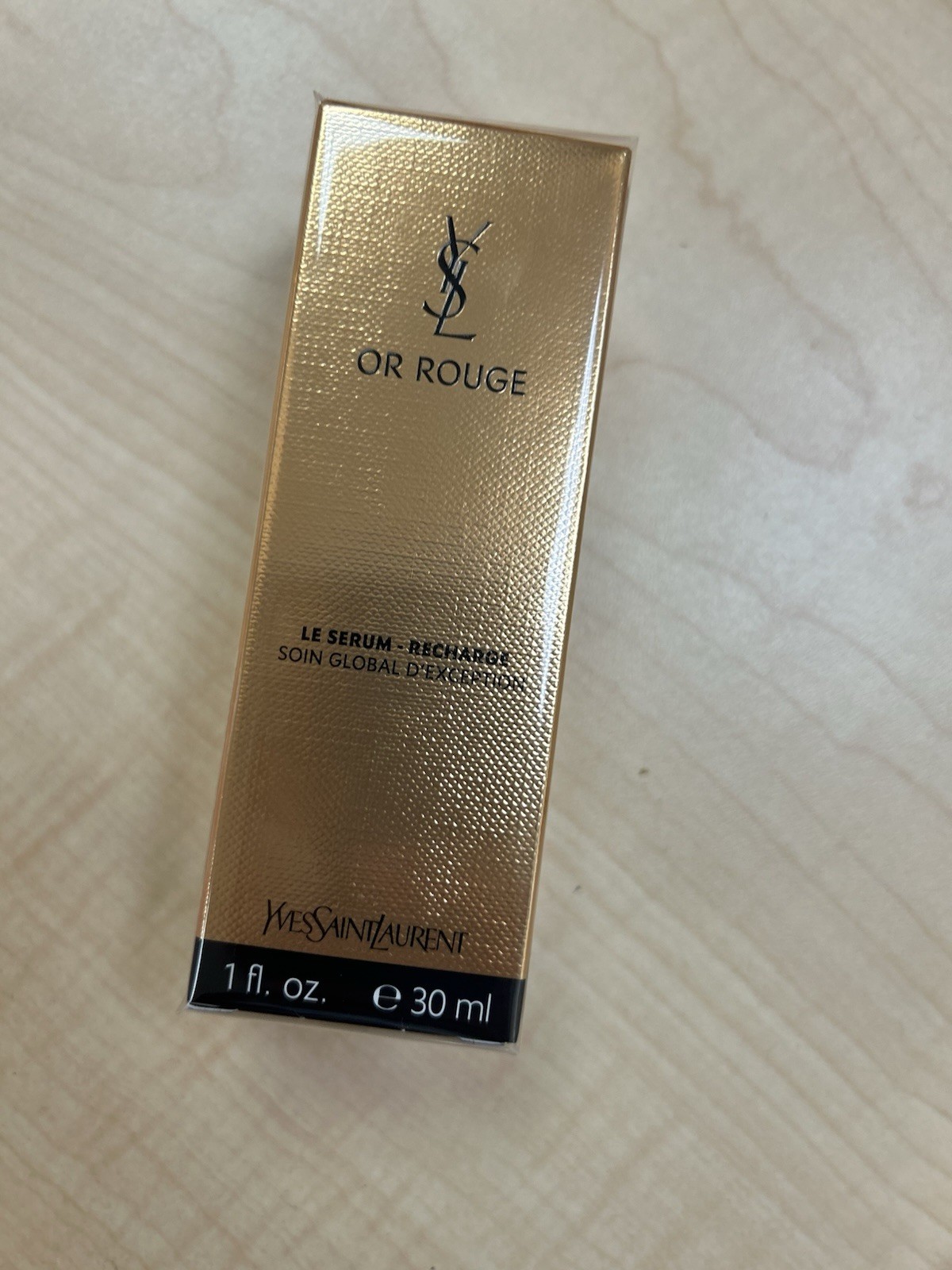 YVES SAINT LAURENT YSL OR ROUGE LE SERUM RECHARGE SOIN GLOBAL D’EXCEPTION 1.0 OZ