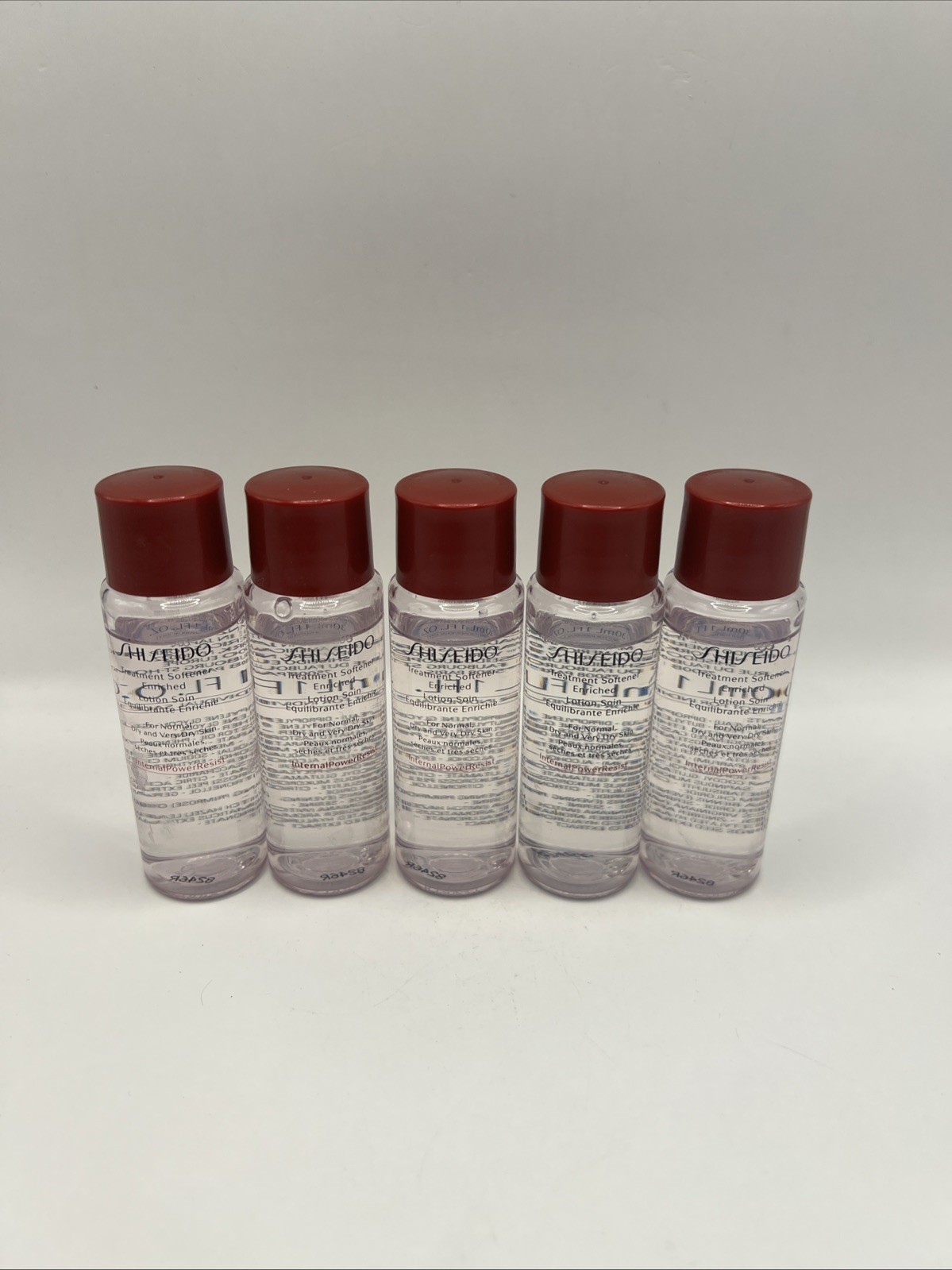 5X Shiseido Treatment Softener Enriched Lotion 1oz 30ml Ea Normal Dry Very