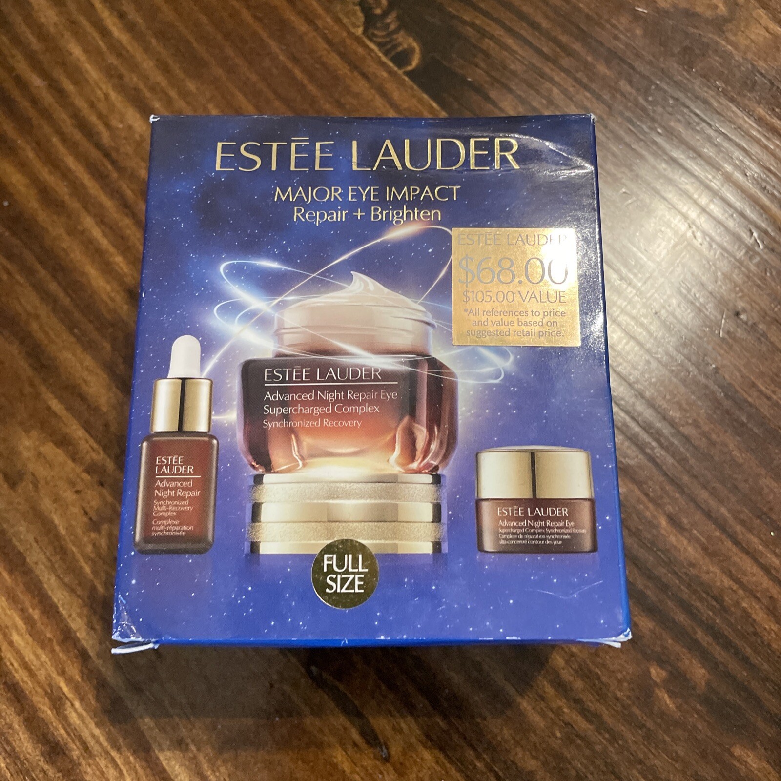Estēe Lauder Major Eye Impact Repair + Brighten Full Size New Box Value $105