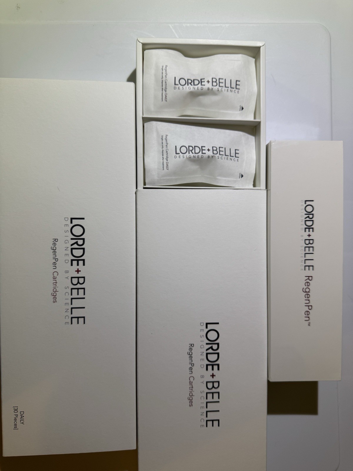 LORDE + BELLE THE VIRAL REGENPEN LOT- 1 Pen & Two 30 Pack Daily Cartridge Bundle
