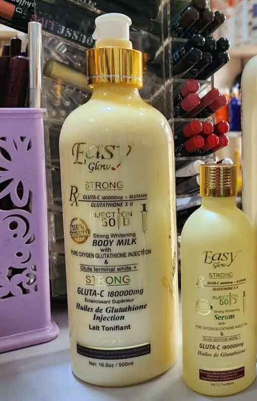 2 in 1 Easy Glow Gold Body Lotion 500ml & Serum 100ml.