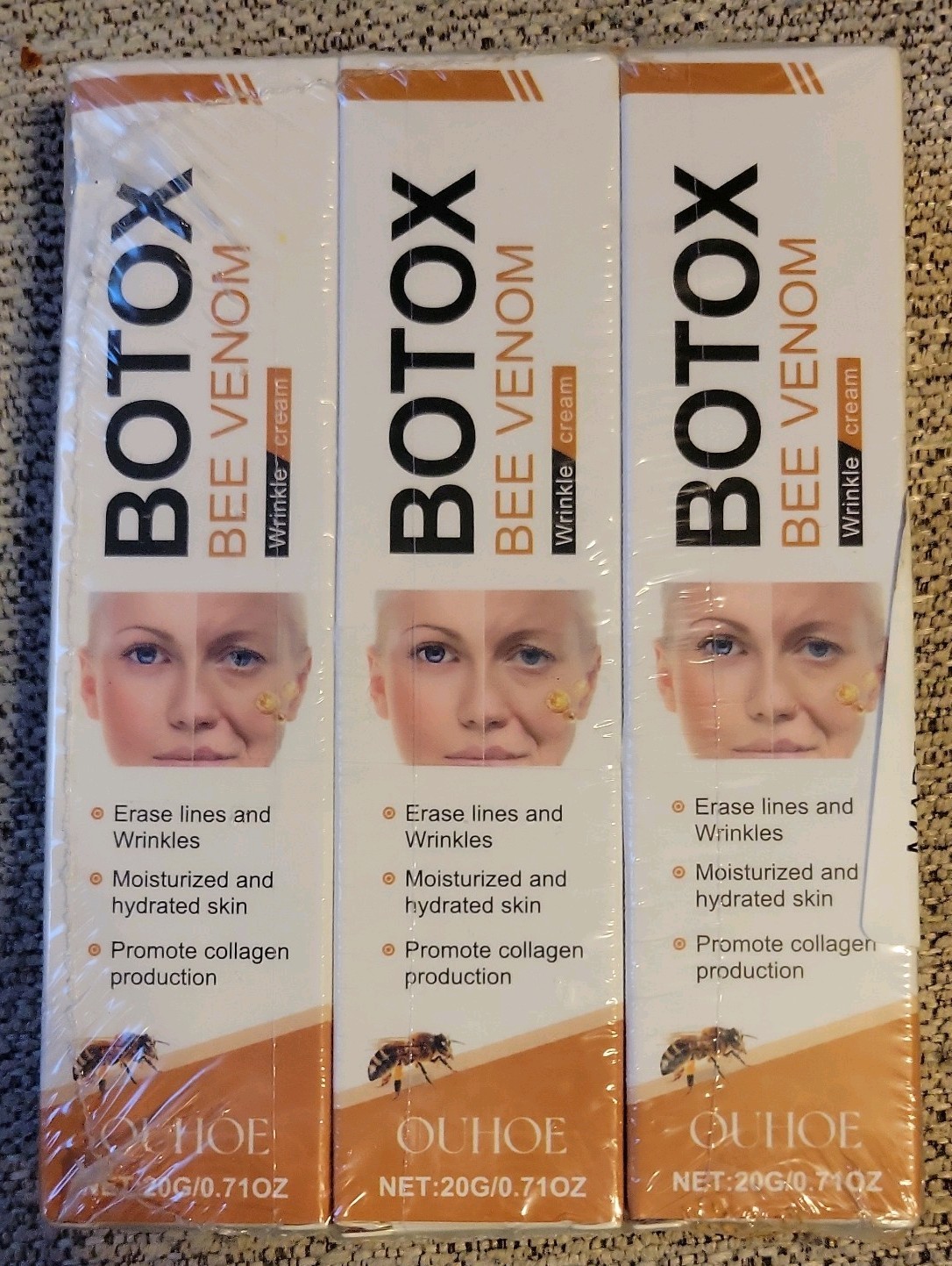 Bee Venom Wrinkle Removal CreamBee Venom Anti-Wrinkle 3 pack