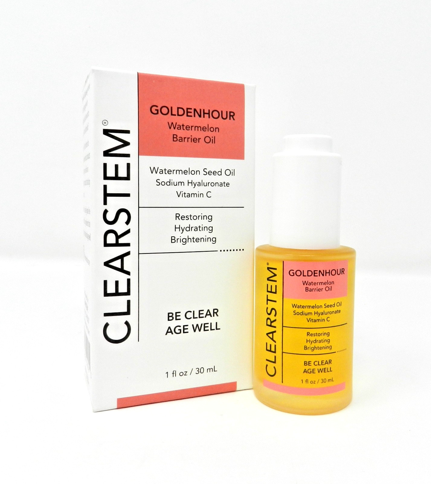 Clearstem Goldenhour Watermelon Barrier Oil 1 fl oz New in Box