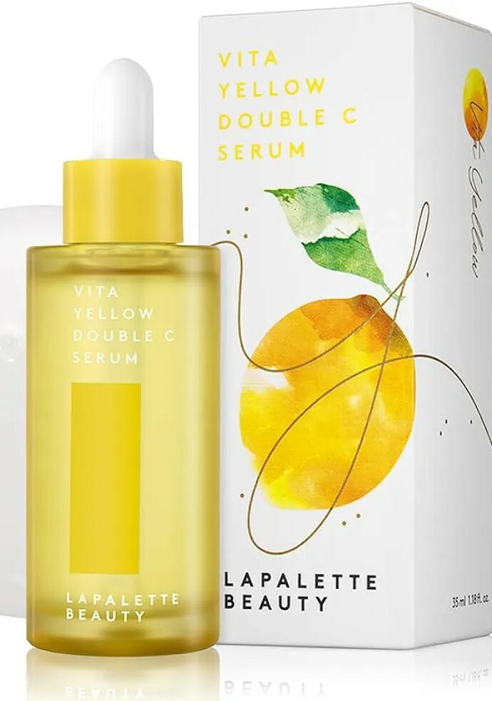 Lapalette Beauty Vita Yellow Double C Serum 35 Ml/ 1.18 Fl. Oz. Full Size RP $58
