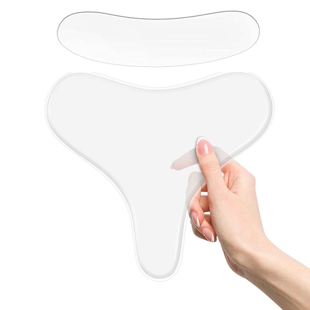 2× Anti-Wrinkle Chest And Neck Silicone Pads Are Reusable And Washable Sleeping