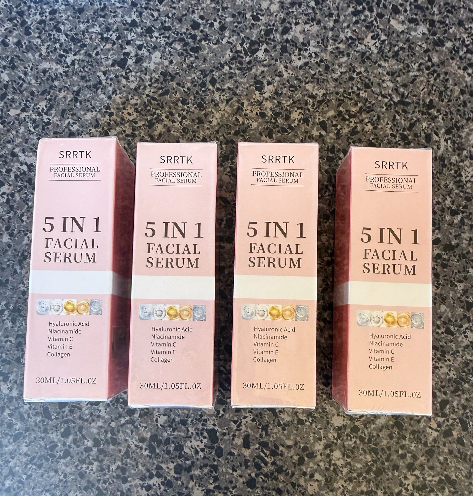 4- PACK OF SRRK professional facial serum five in one facial serum for sale