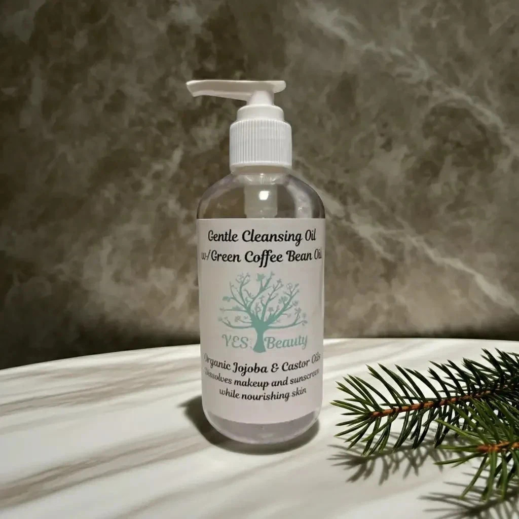 Facial Cleansing Oil Gentle with Green Coffee Bean, Castor & Jojoba Oils