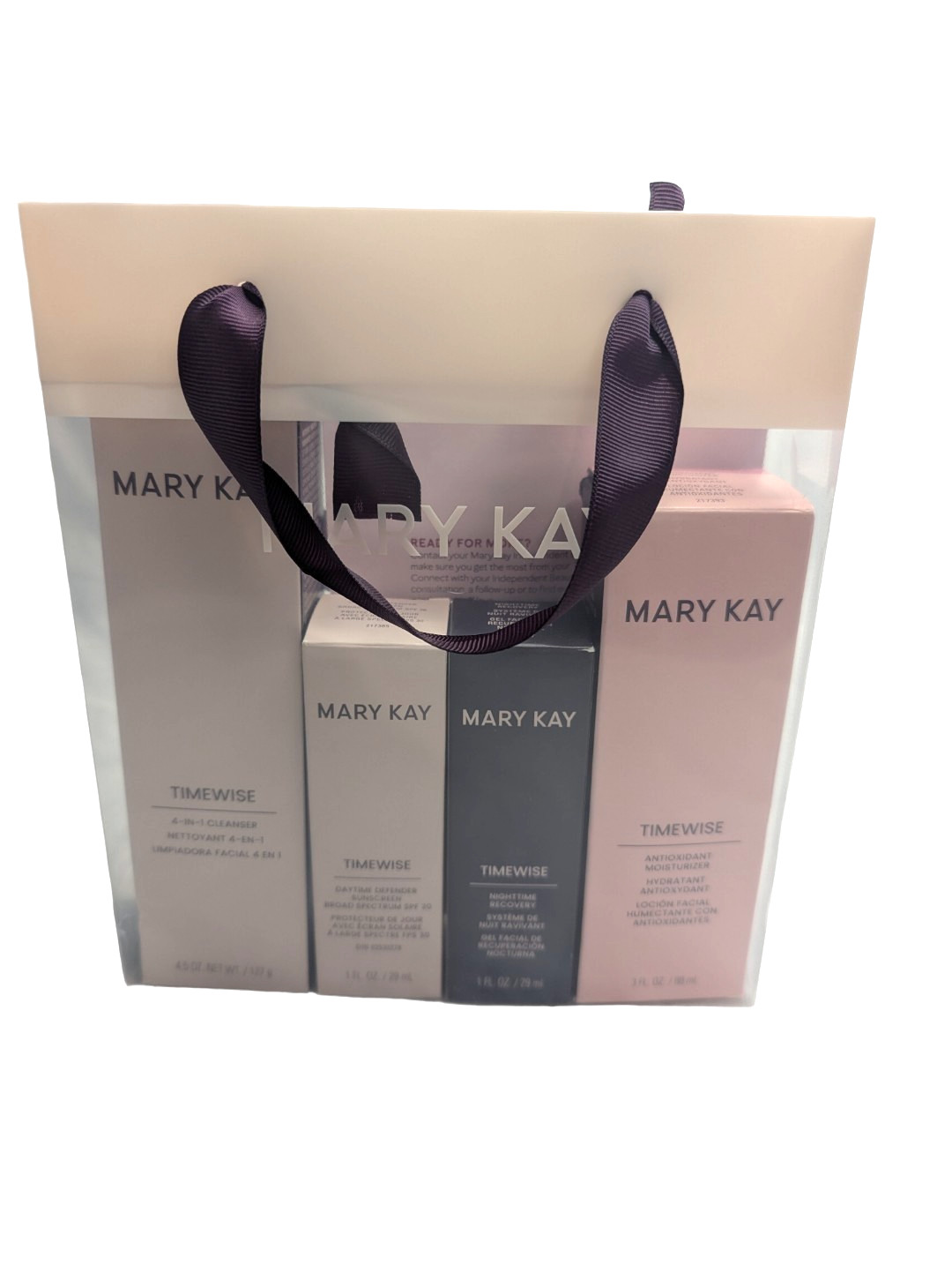 Mary Kay Timewise Miracle Set for Normal/Dry Skin Cleanser Moisterizer Night/Day