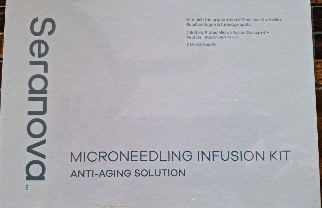 SERANOVA Microneedling Infusion Kit Anti-Aging Solution- 3 Month Supply – SEALED