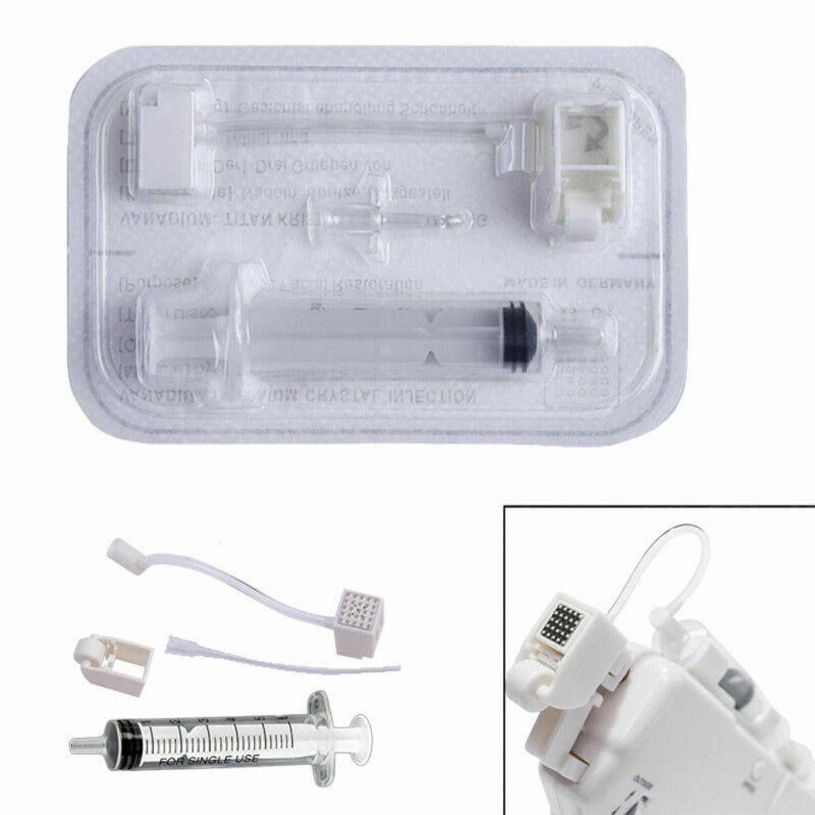 Vanadium Titanium Crystal Needle Cartridge For High Pressure Injection Meso E