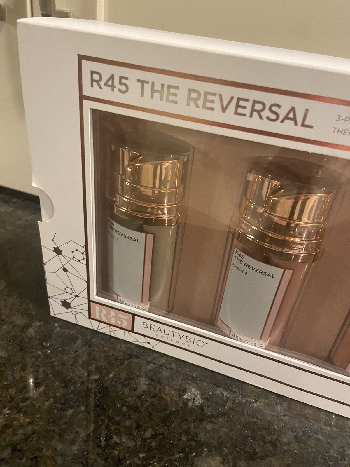 BEAUTY BIOSCIENCE R45 The Reversal 3-Phase Retinol System Large 3pc Gift Set New