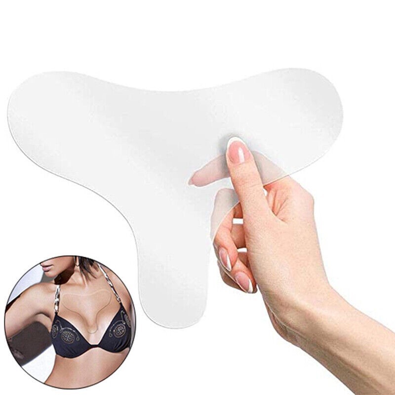 2× Anti-Wrinkle Chest And Neck Silicone Pads Are Reusable And Washable Sleeping