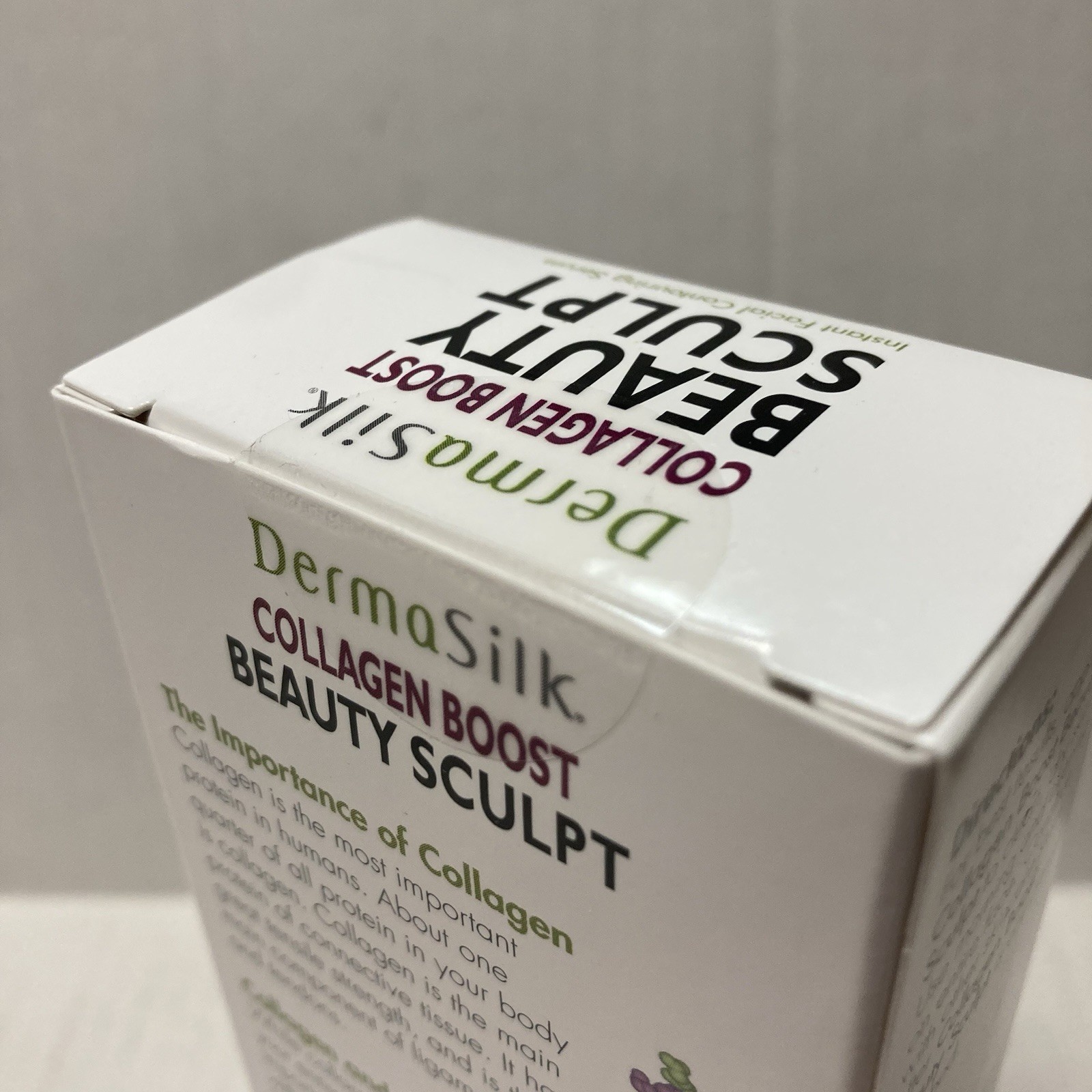 DermaSilk Collagen Boost Beauty Sculpt .5 Firm Lift Facial Contouring Serum NEW