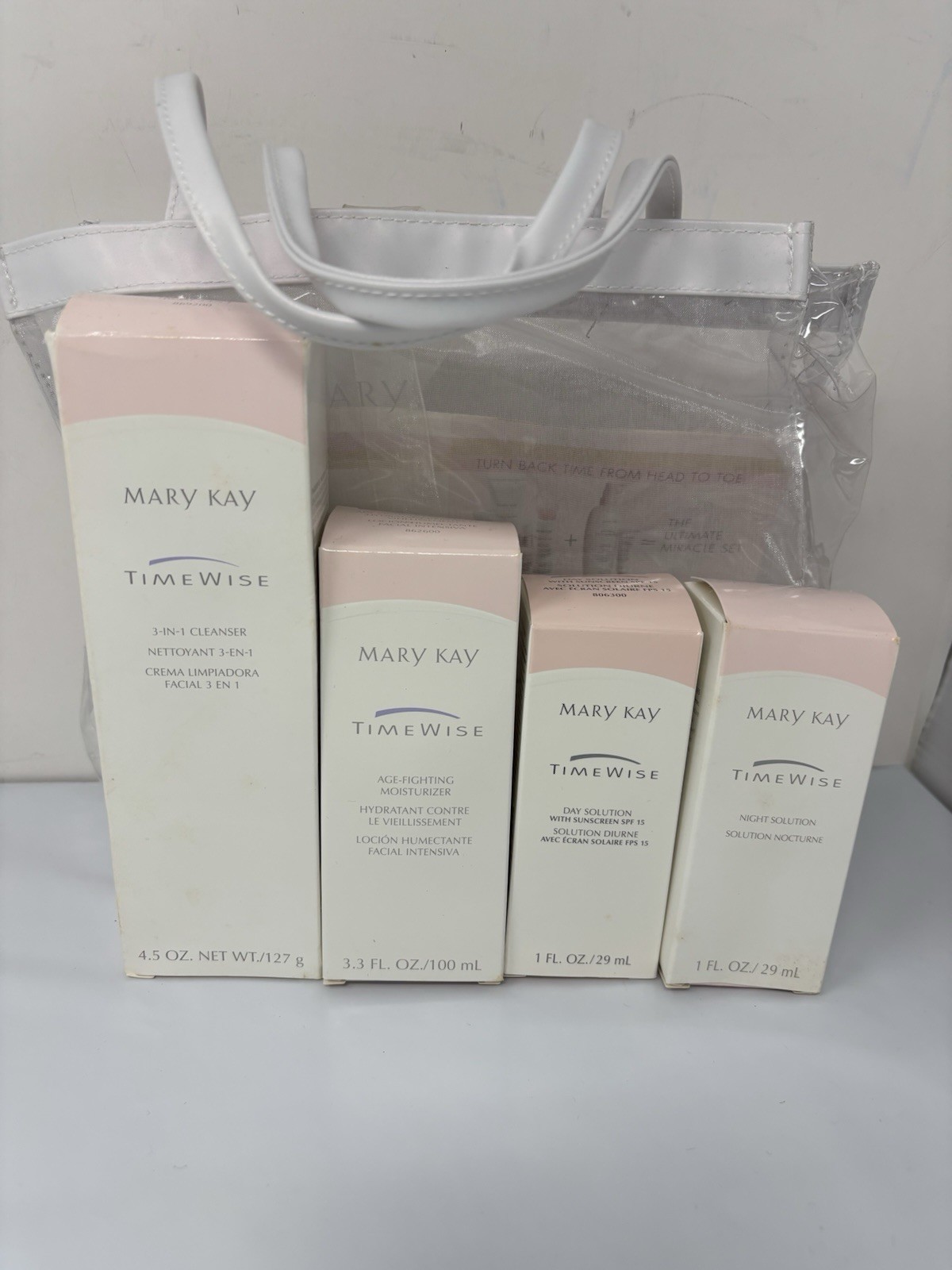 Mary Kay Timewise Miracle Set NIB Full Size Combo/Dry to Oily skin