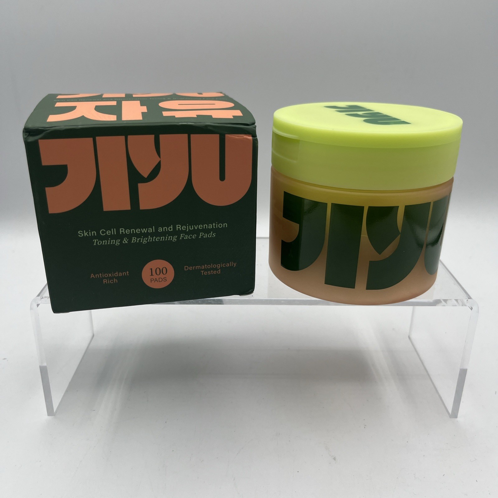 JIYU Korean Skincare Anti-Aging Toner Pads Dark Spot Wrinkle Minimizing 100pads
