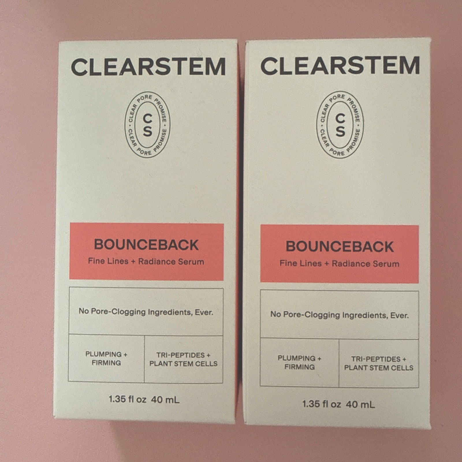 ClearStem BounceBack Skin Serum NEW&UNOPENED (Sold as a PAIR)