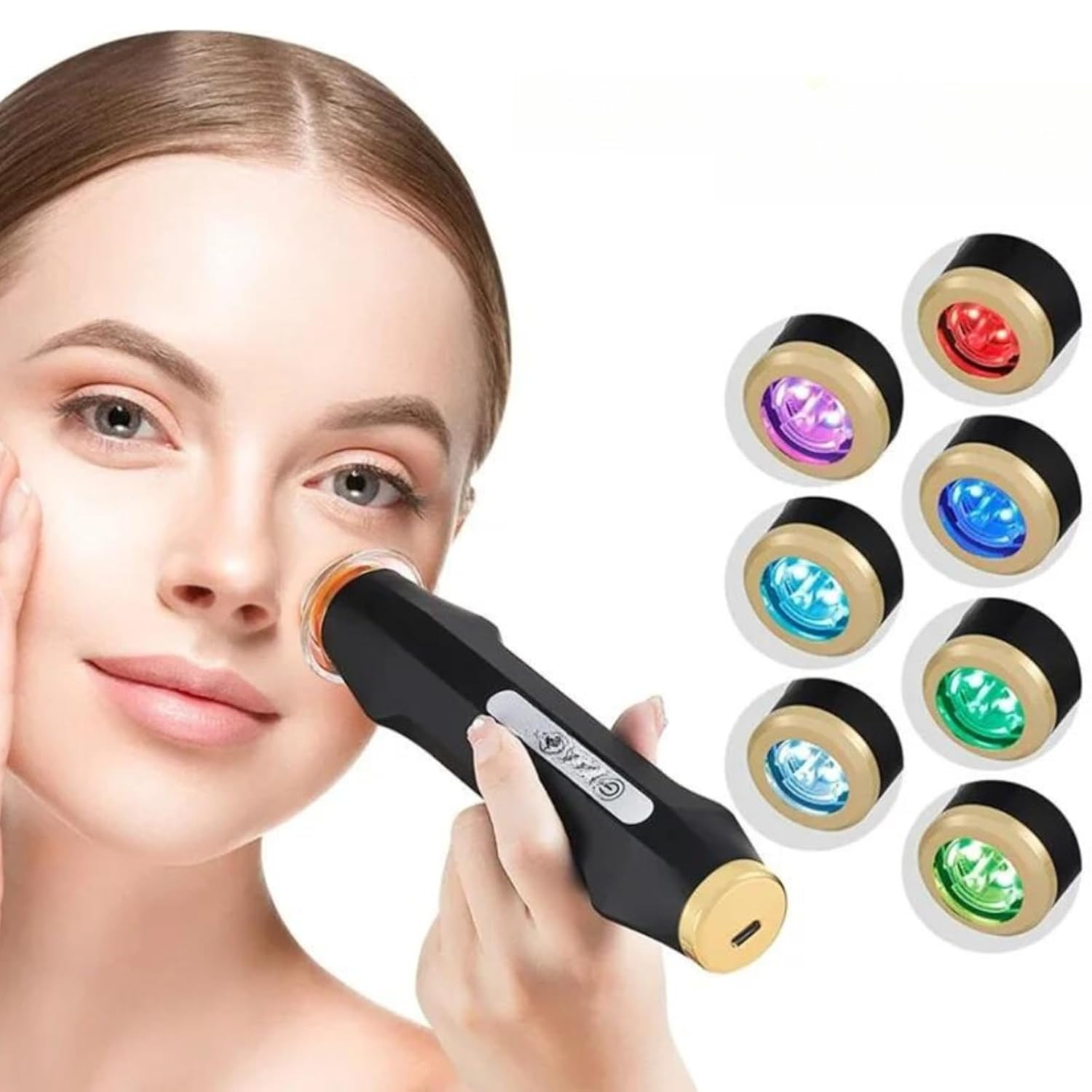 Wireless Beauty Bubble Pen Face & Neck Massager, Refresh Your Skin with Gentle V