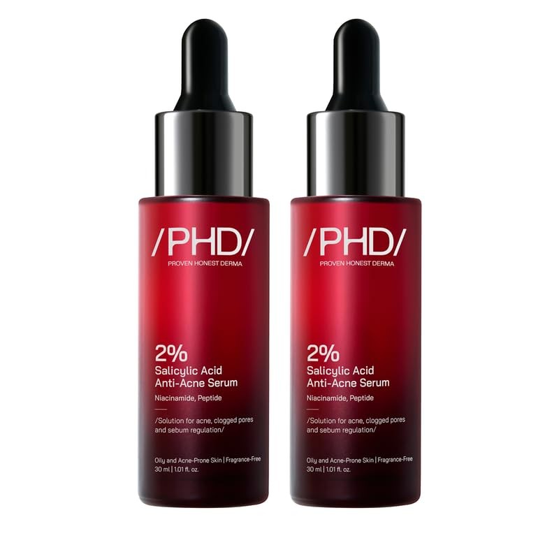 PHD 2% Salicylic Acid Anti Acne Serum 30ml Each Set Of 2