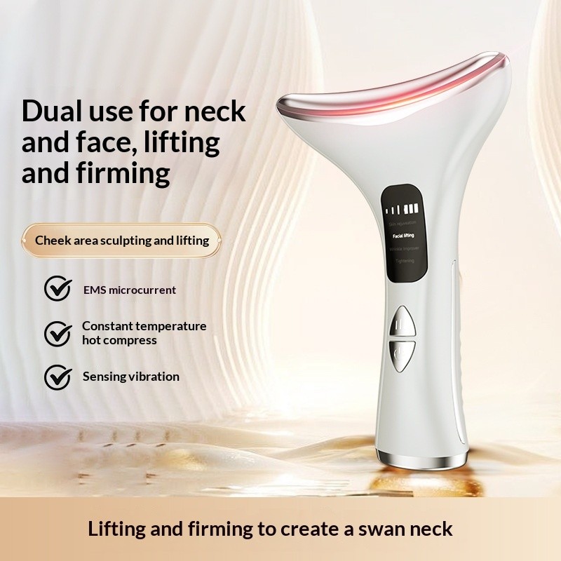 Smart Color Changing Light Neck Firming Device Designed For Lifting And Tighteni