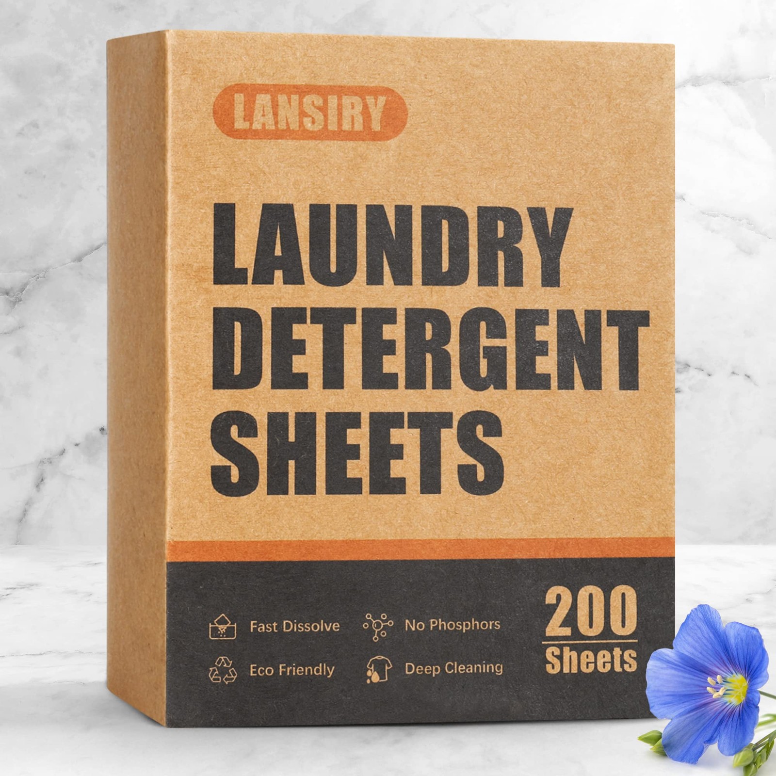 Laundry Detergent Sheets – 200 Loads Fresh Linen Scent 1 Count (Pack of 200)