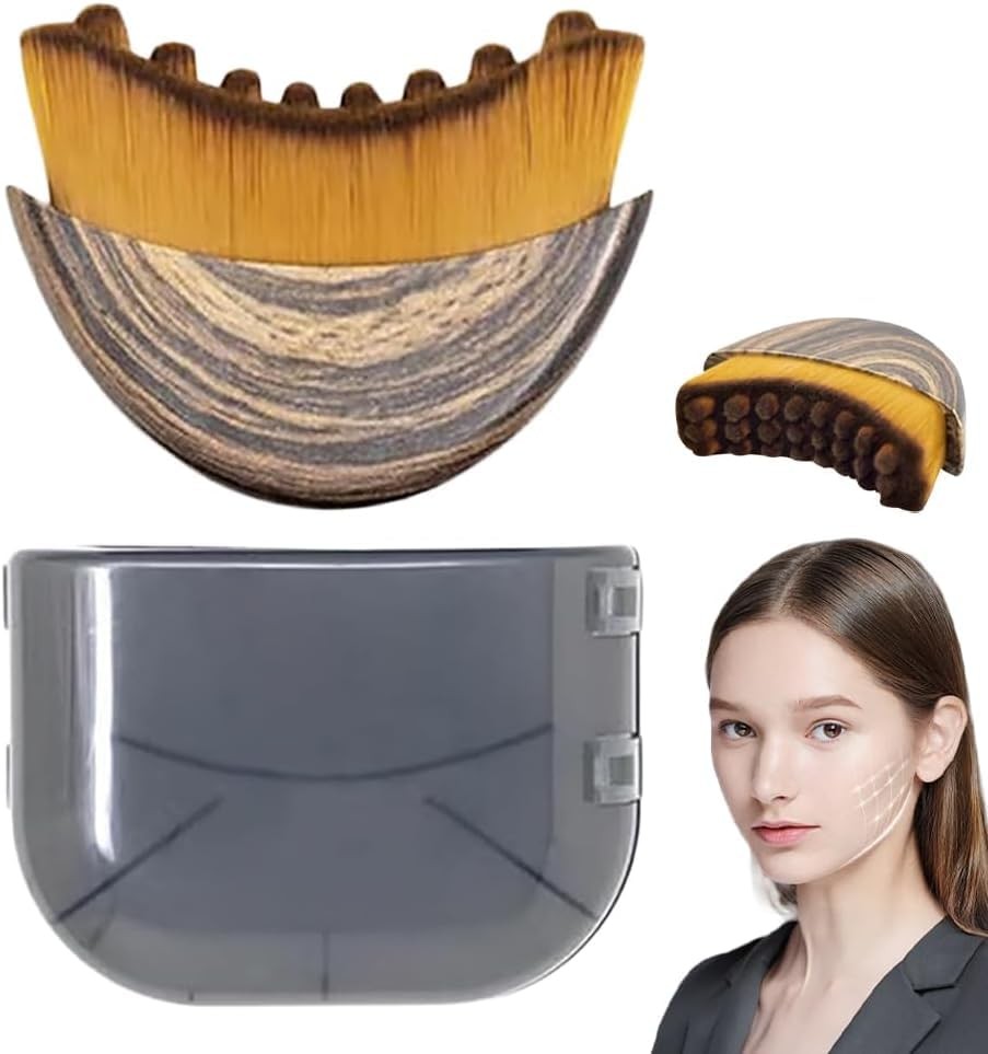 New Lymphatic Contour Face Brush, Lymphatic Drainage Massager for Face,Ergono…