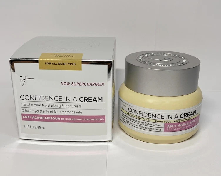 IT Cosmetics Confidence in a Cream Anti-Aging Hydrating Moisturizer 2fl.oz NWOB