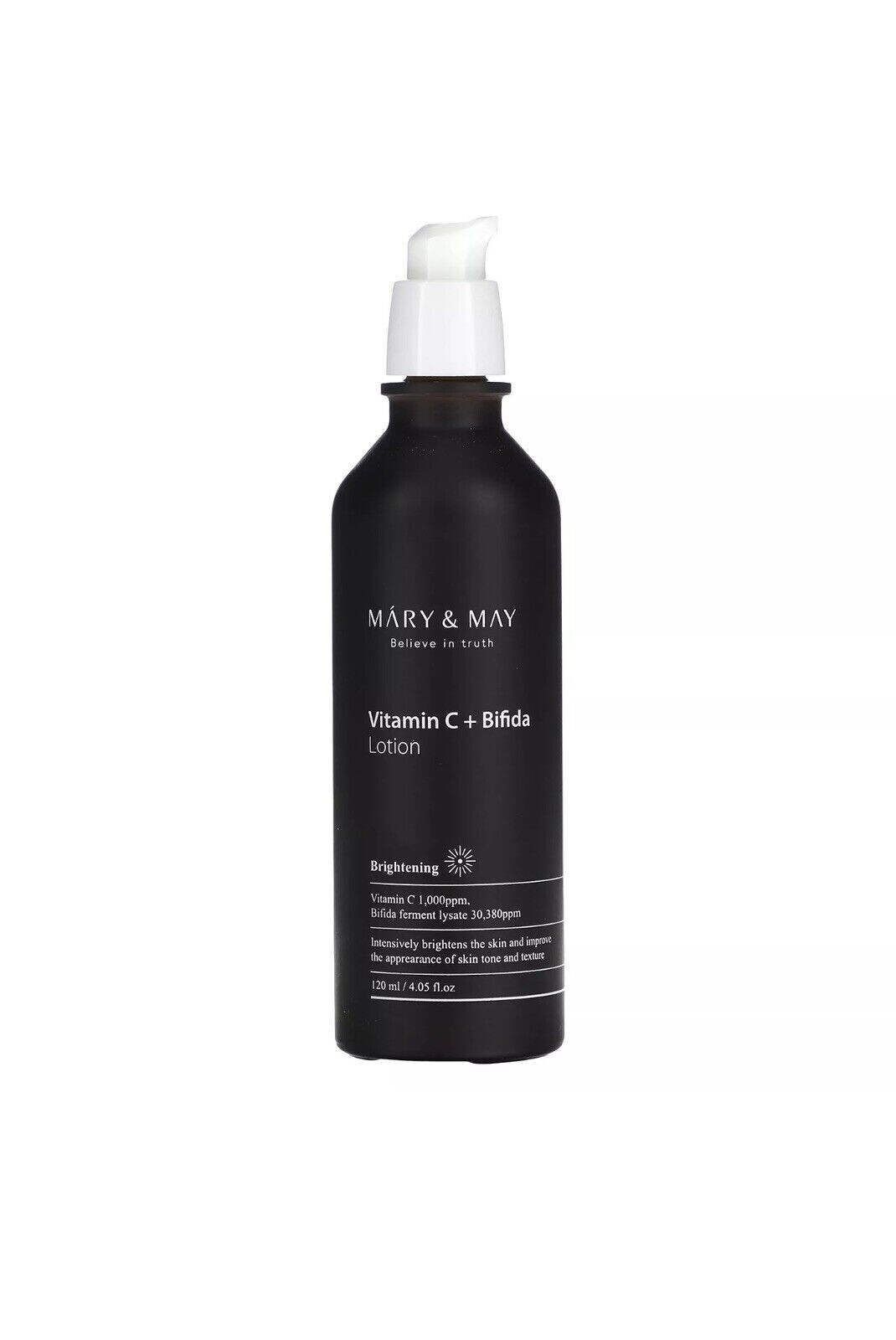 new Mary & May Vitamin C + Bifida, Lotion, 4.05 fl oz (120 ml) brightening