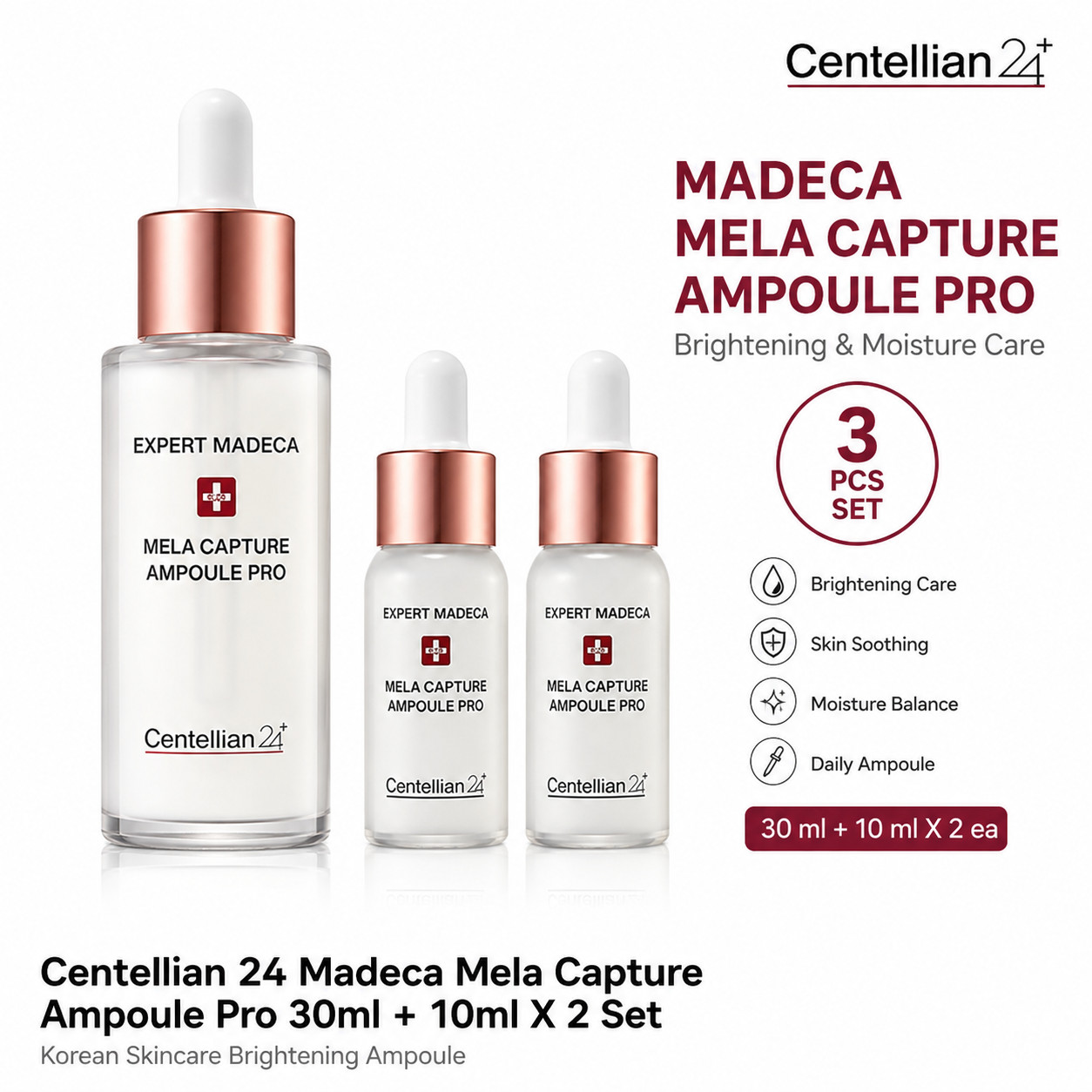 Centellian24 Madeca Ampoule Pro 30ml + 10ml x2 Set K-Beauty Serum