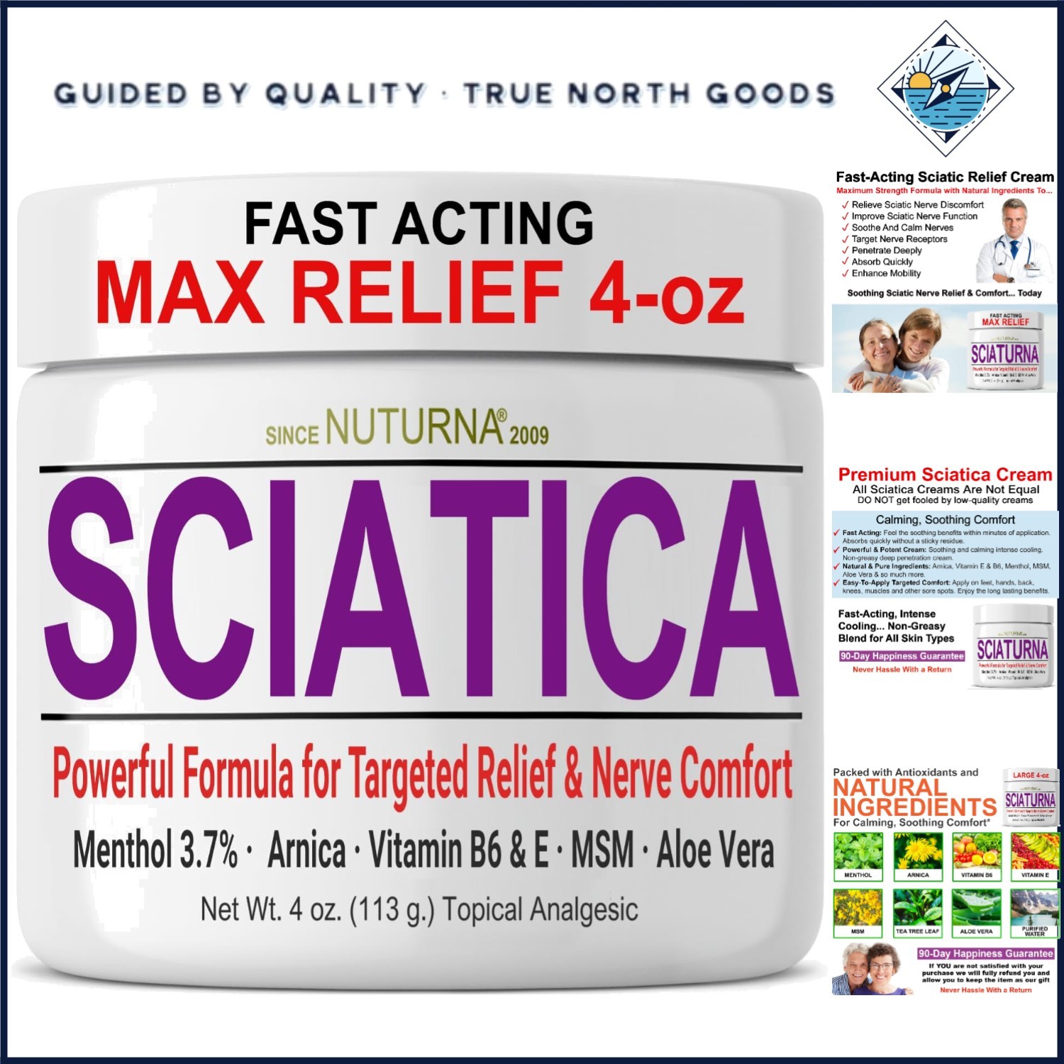 Maximum Strength Comfort Cream for Feet, Hands, Legs with Natural Ingredients