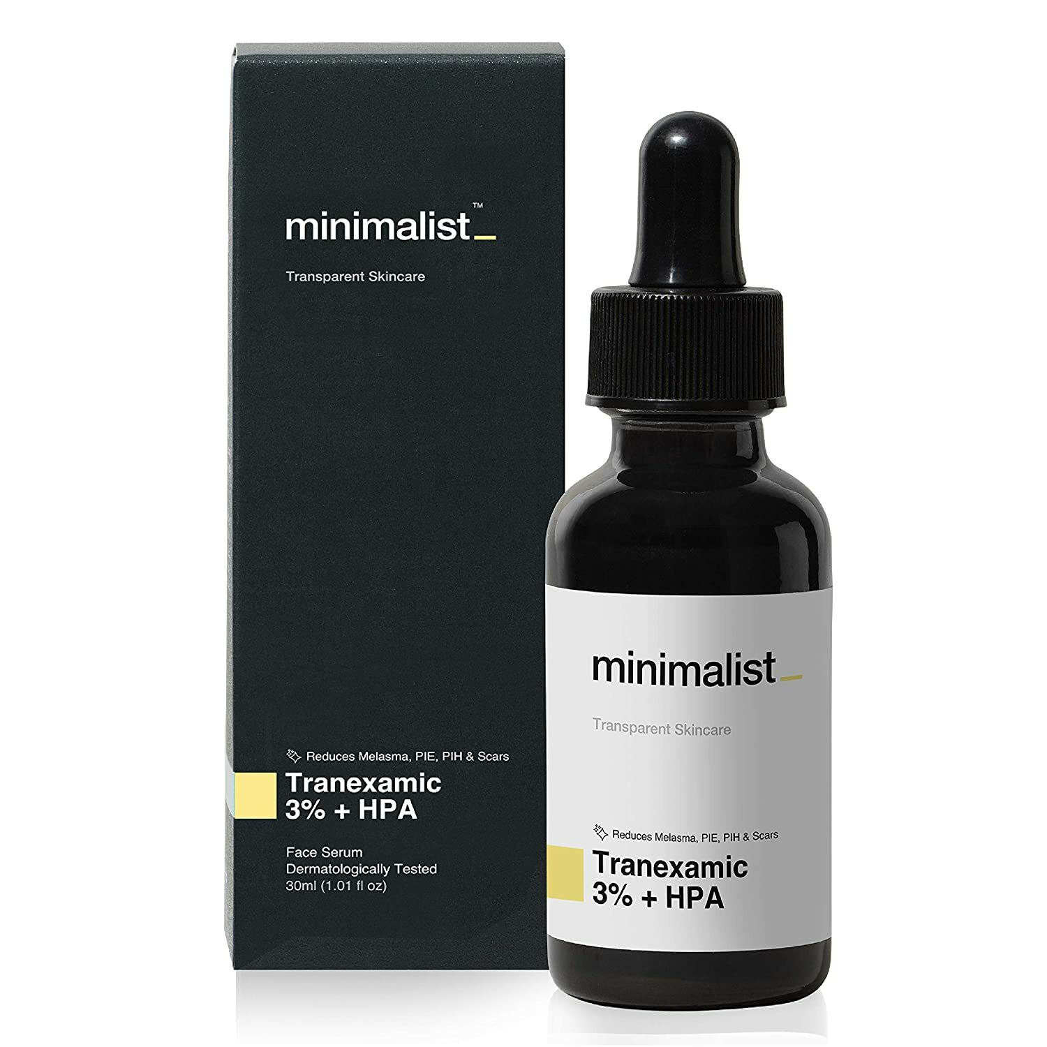 Minimalist 3% Tranexamic Face Serum for Melasma, 30ml.
