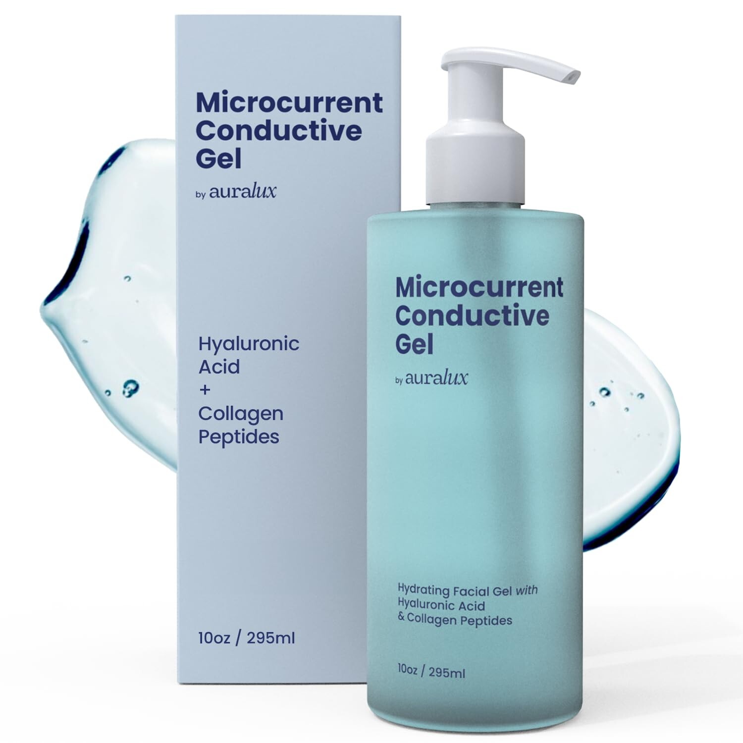 10Oz Conductive Gel for Microcurrent Devices – Collagen Peptides & Hyaluronic…