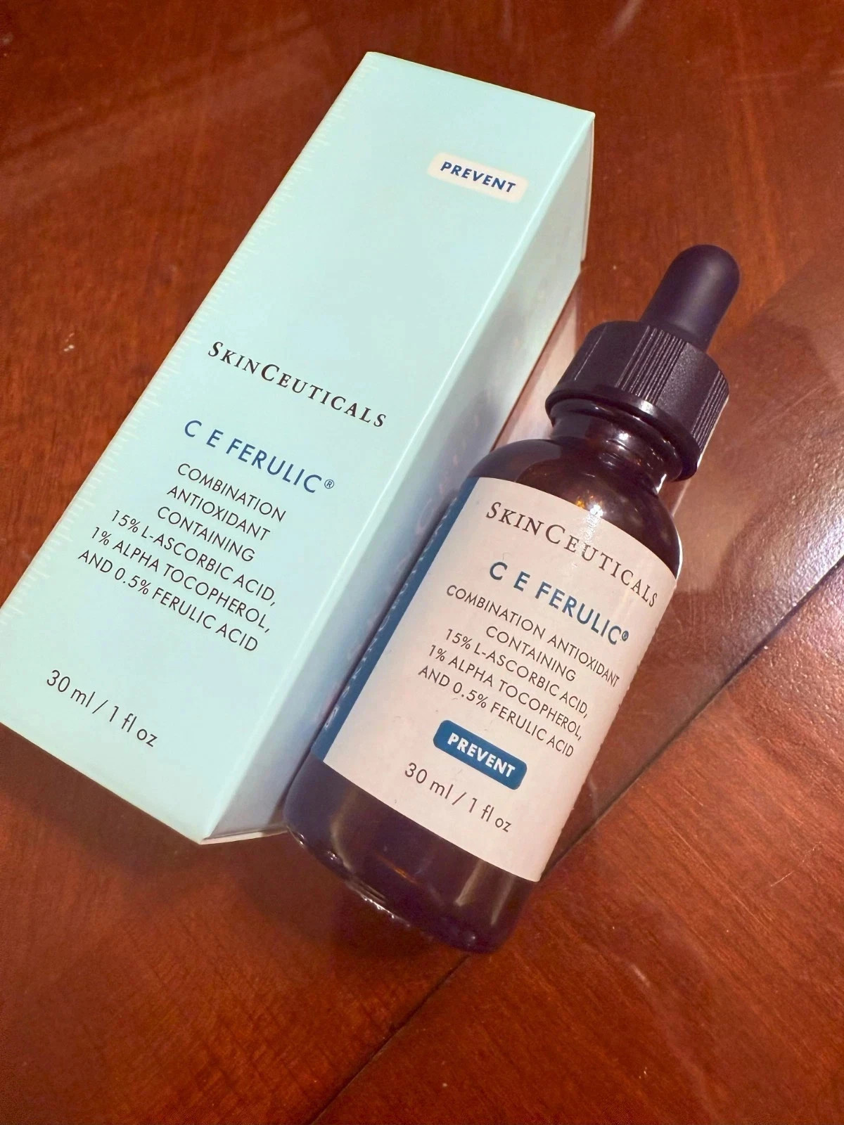 SkinCeuticals CE Ferulic Serum 15% Vitamin C 1oz –Fresh not Oxidized New (Real)