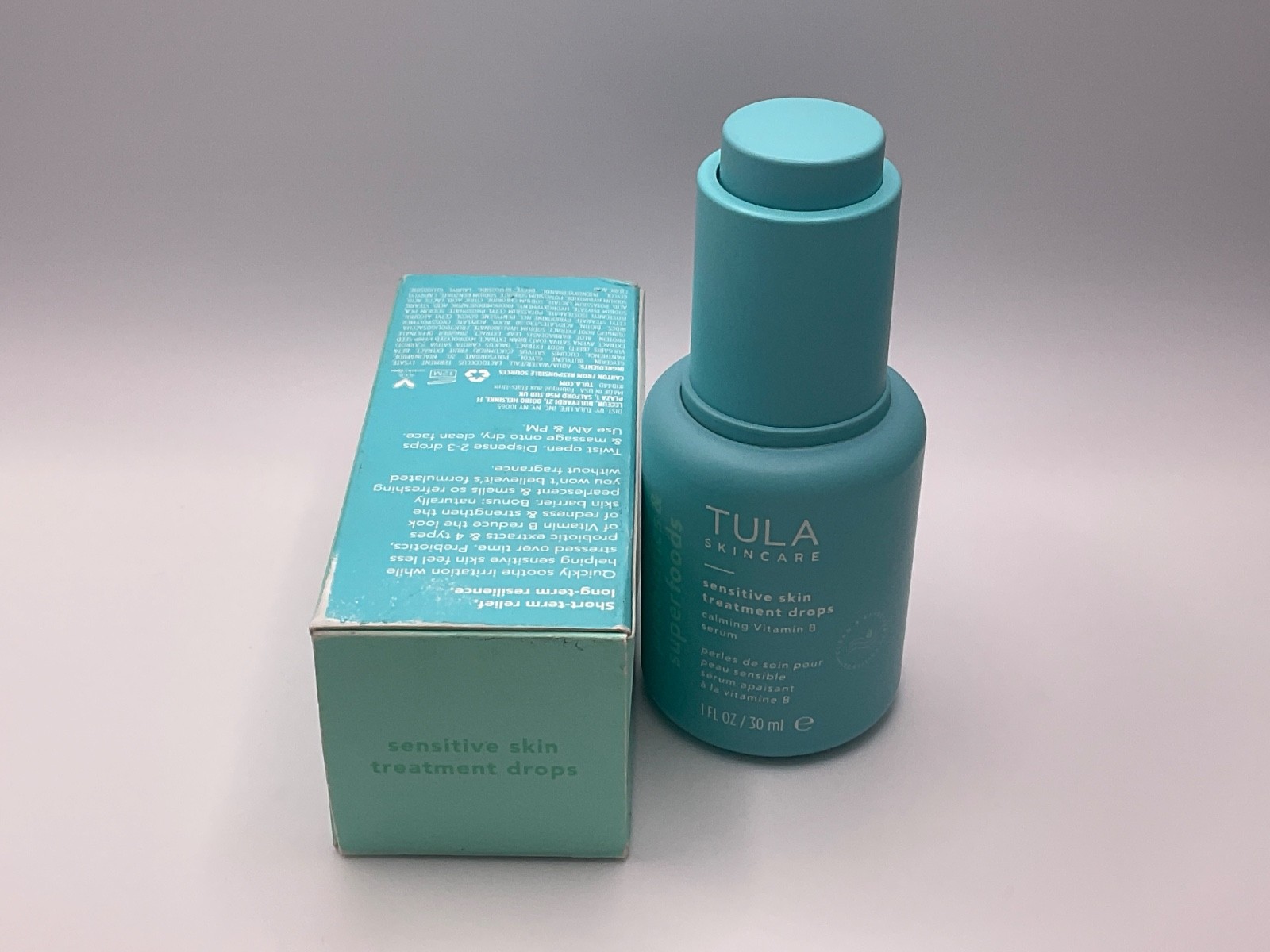 TULA Sensitive Skin Treatment Drops Calming VITAMIN B SERUM ~ Retired ~ Rare