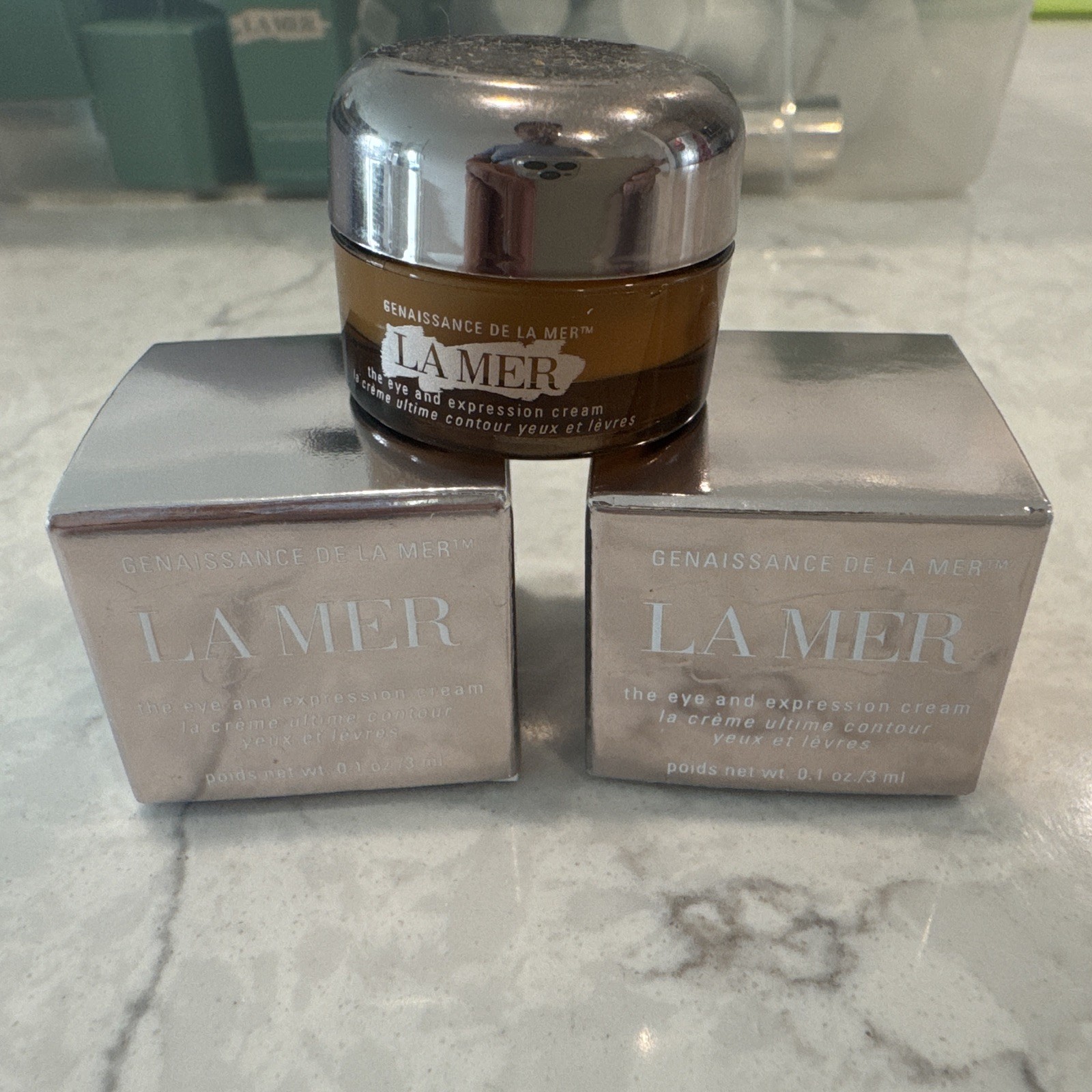 3 LA MER Genaissance the eye and expression cream 3ml / 0.1oz NIB