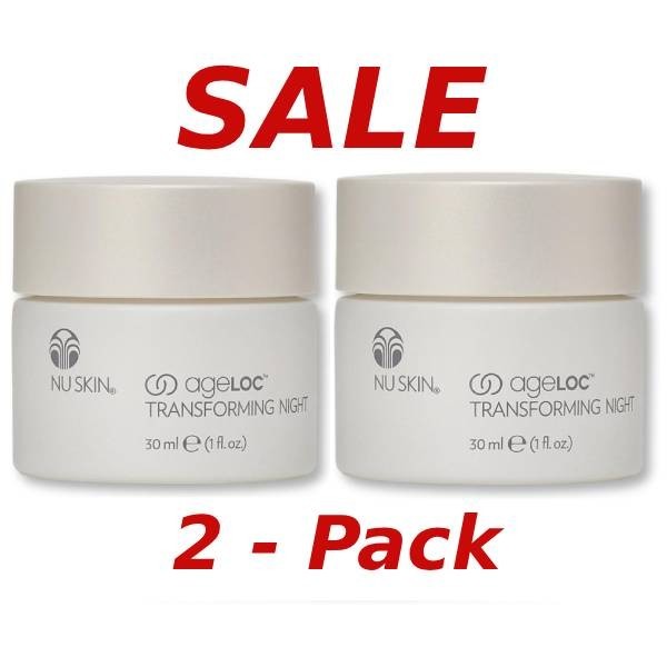2-Pack Nu Skin NuSkin ageloc TRANSFORMING NIGHT Cream 30ml – NEW – 09/2027