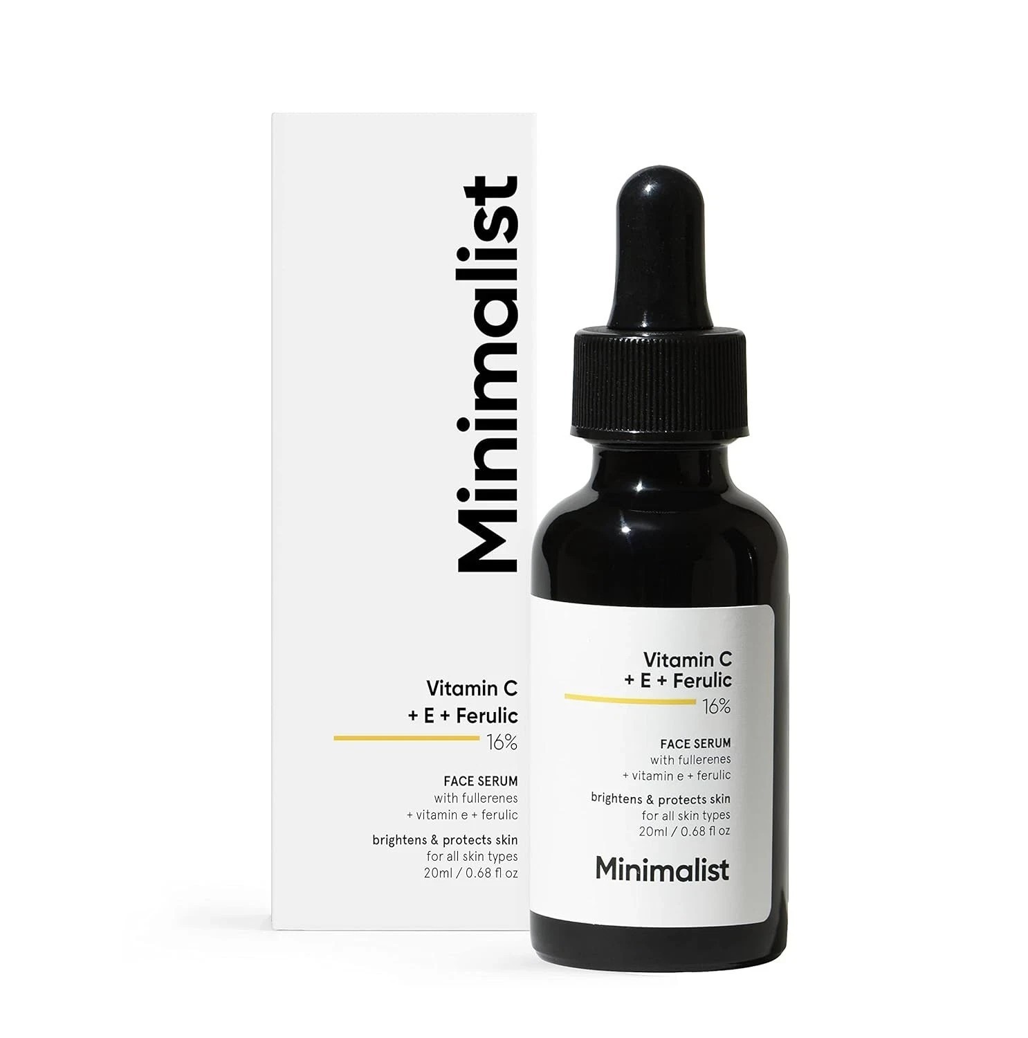 Minimalist 16% Vitamin C Face Serum For Brightening Skin 20ml B817