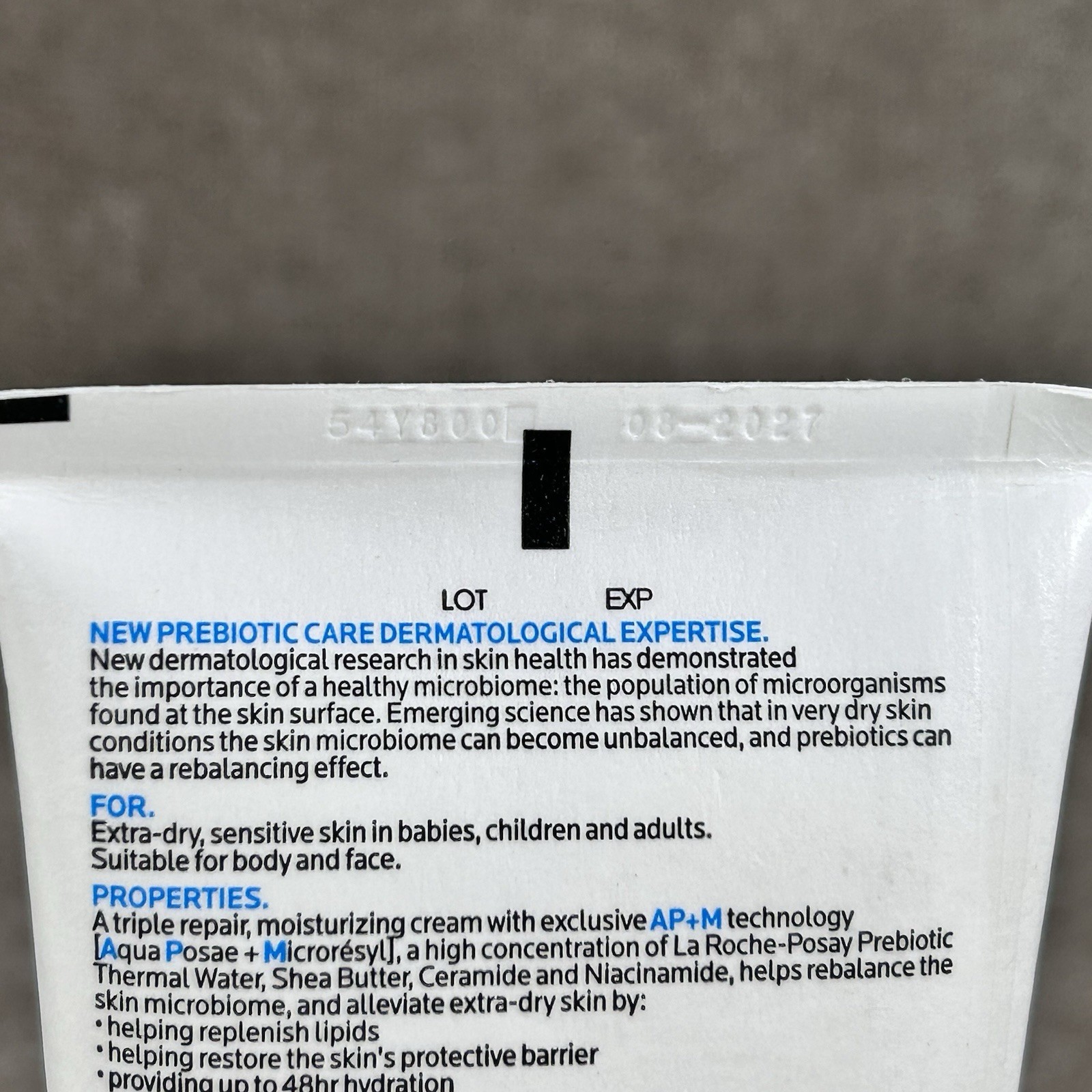 2 Pack La Roche-Posay Lipikar AP+M Triple Repair Moisturizing Cream Exp 8/27