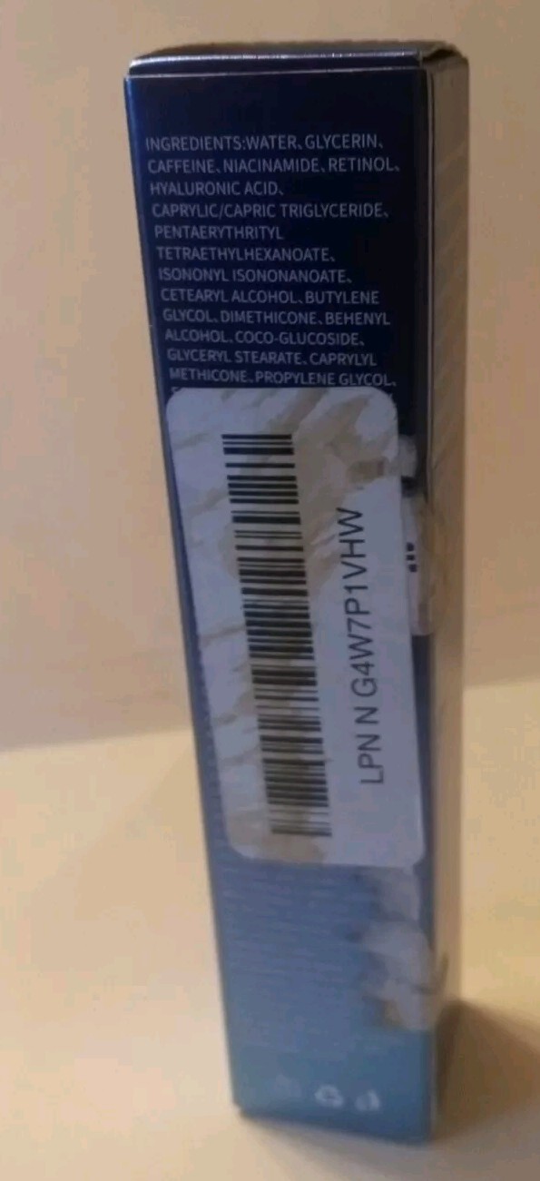 Poeroes Eye Serum with 8% Caffeine 8%Retinol Hyaluronic Acid .5oz