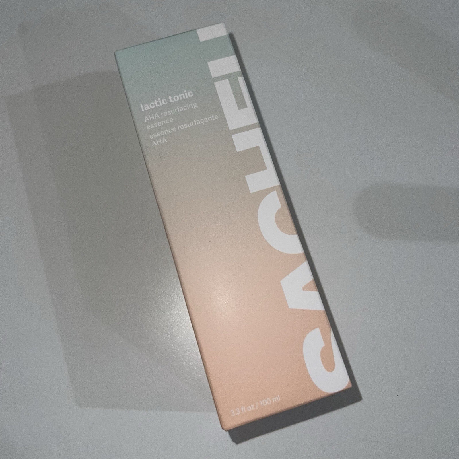 SACHEU LACTIC TONIC AHA RESURFACING TONIC 3.3 OZ 100 ML FULL SIZE NEW IN BOX
