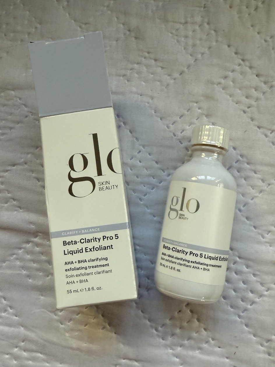 GLO SKIN BEAUTY Beta-Clarity Pro 5 Liquid Exfoliant AHA + BHA 1.8 oz NEW in Box