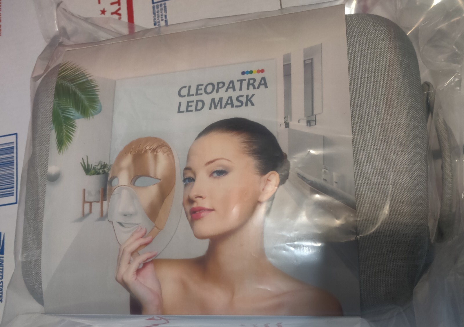 Authentic Cleopatra spa LED Light Therapy Mask BRAND NEW