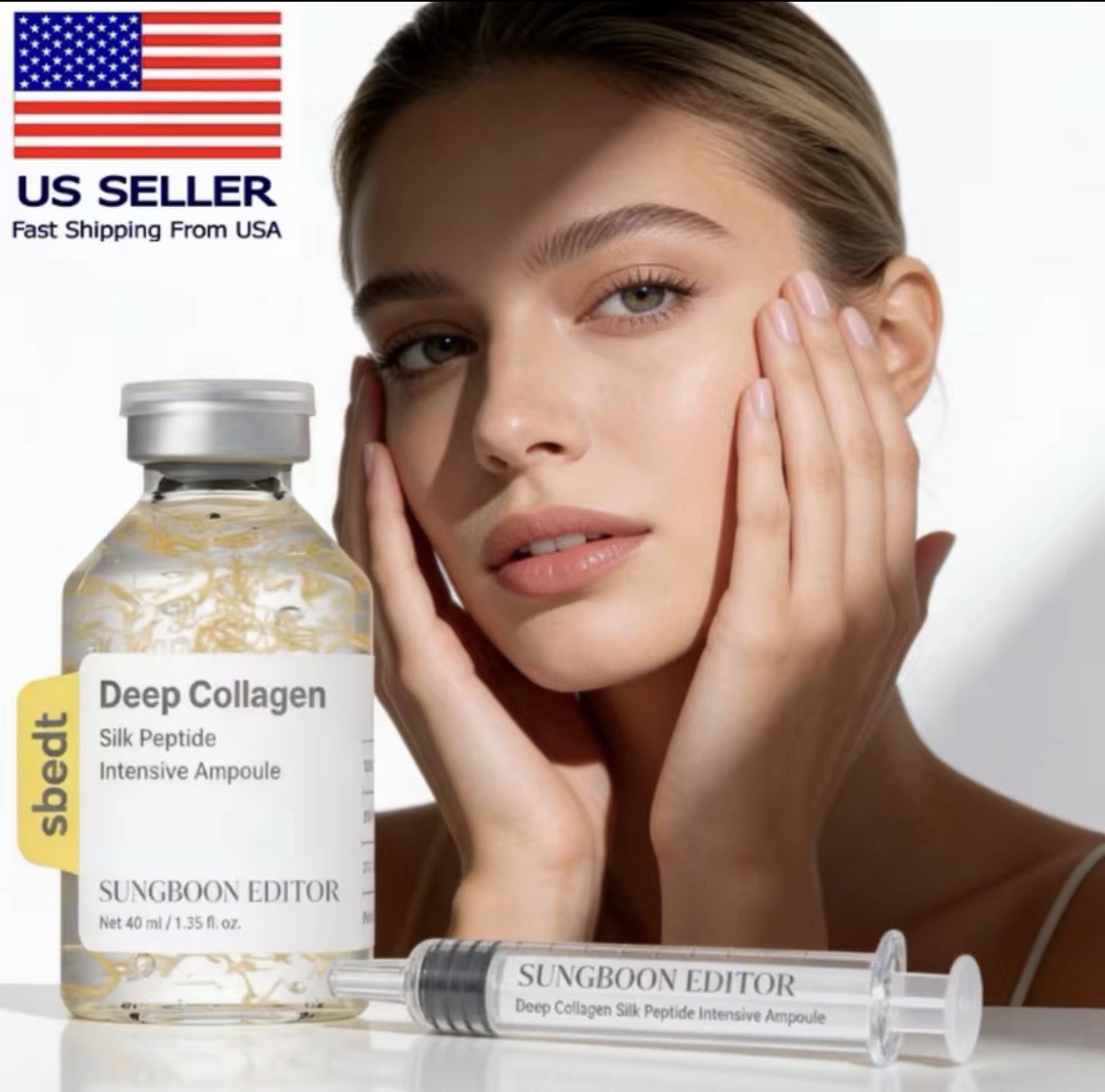 Collagen Ampoule Essence Liquid Set – Needle Type Firming Anti Wrinkle line care