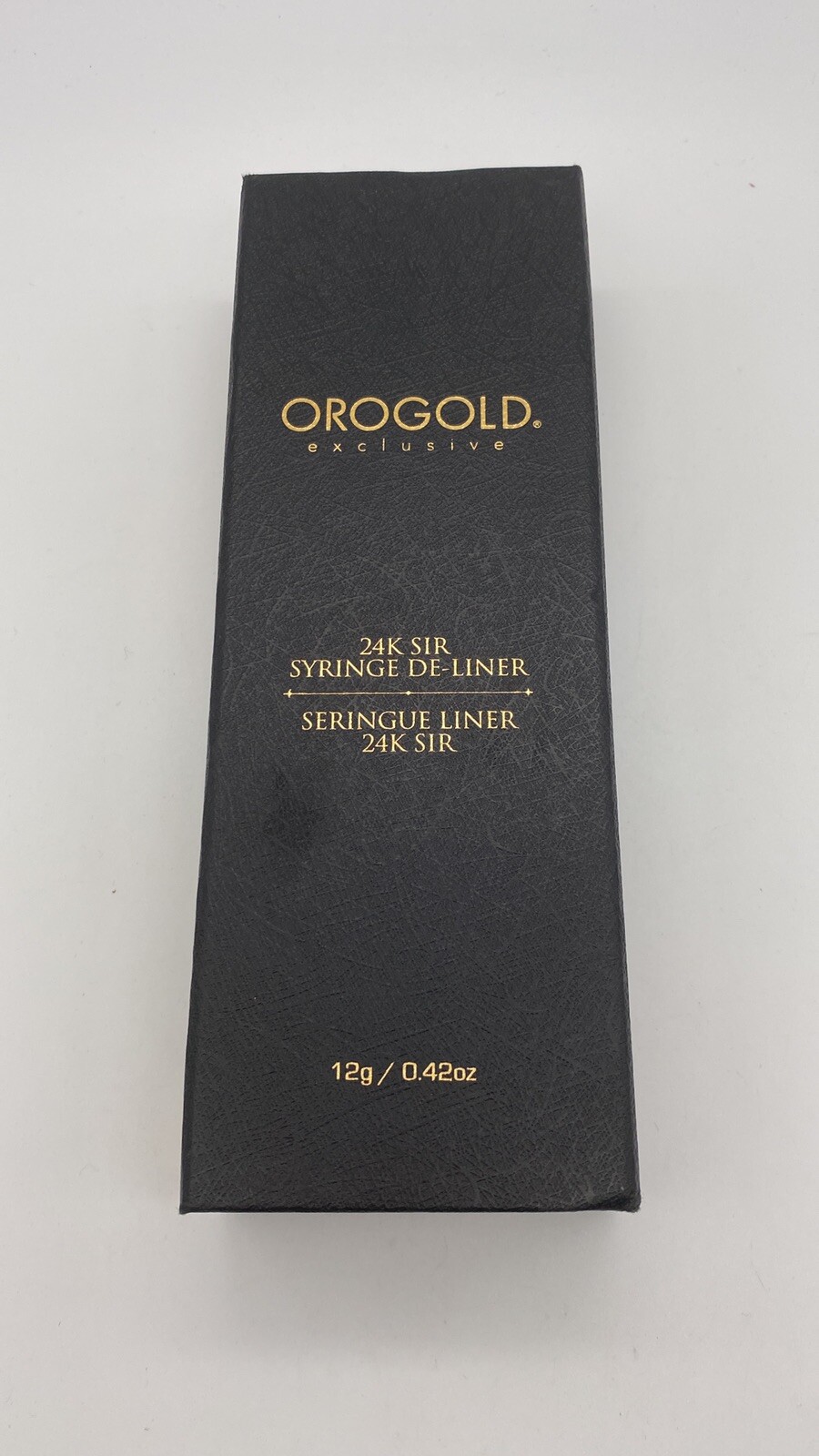 OROGOLD Exclusive 24K Sir Syringe De-Liner 12g / .04oz NEW