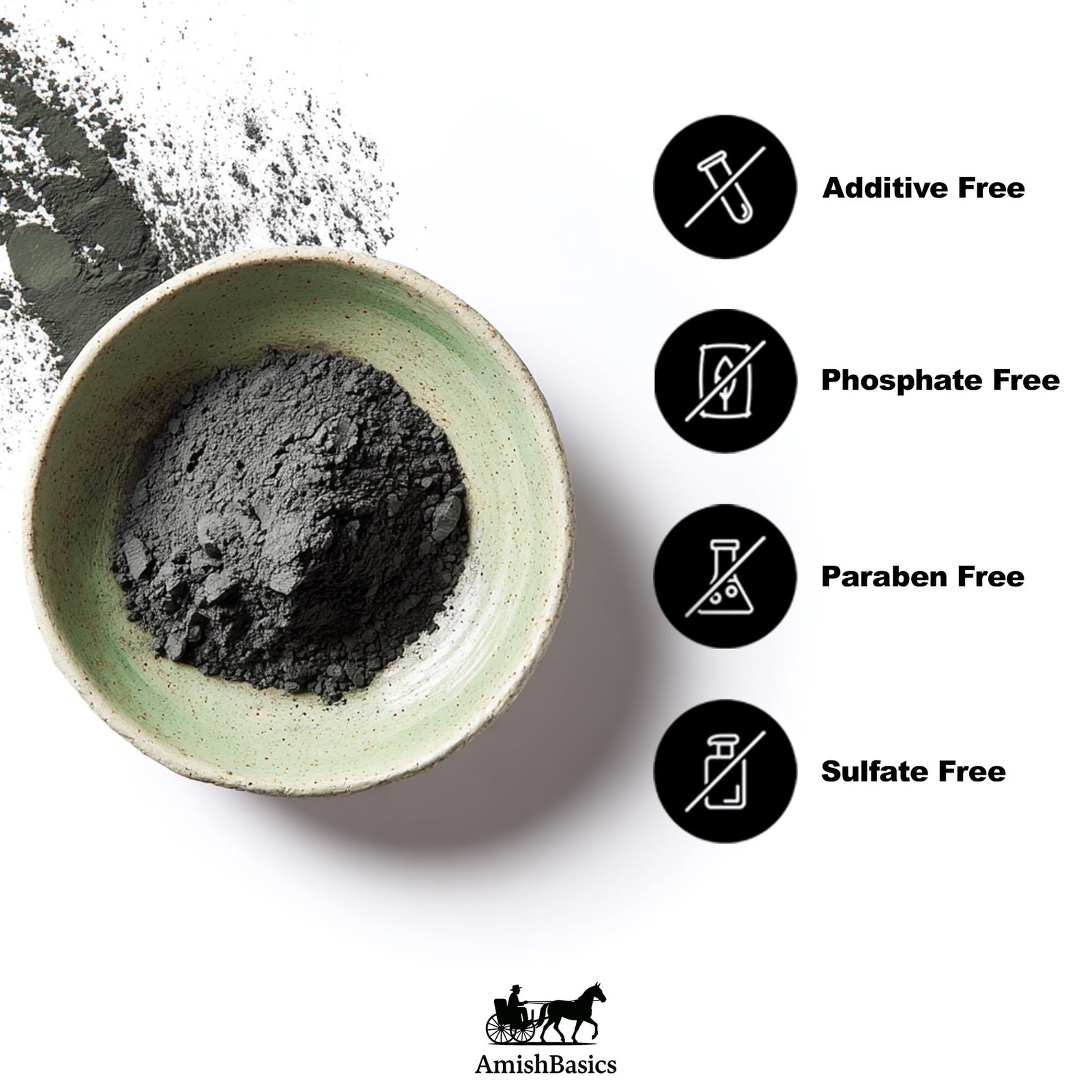 Natural Man Mud Activated Charcoal Face & Body Clay Mask | Deep Pore Cleansin…