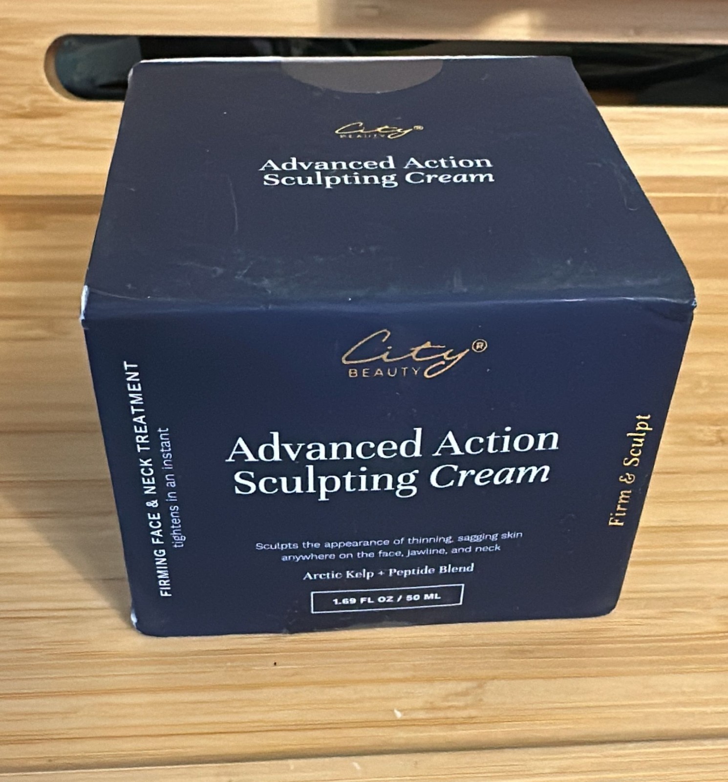 City Beauty Advanced Action Sculpting Cream Neck Firming Sagging Skin 1.69 oz