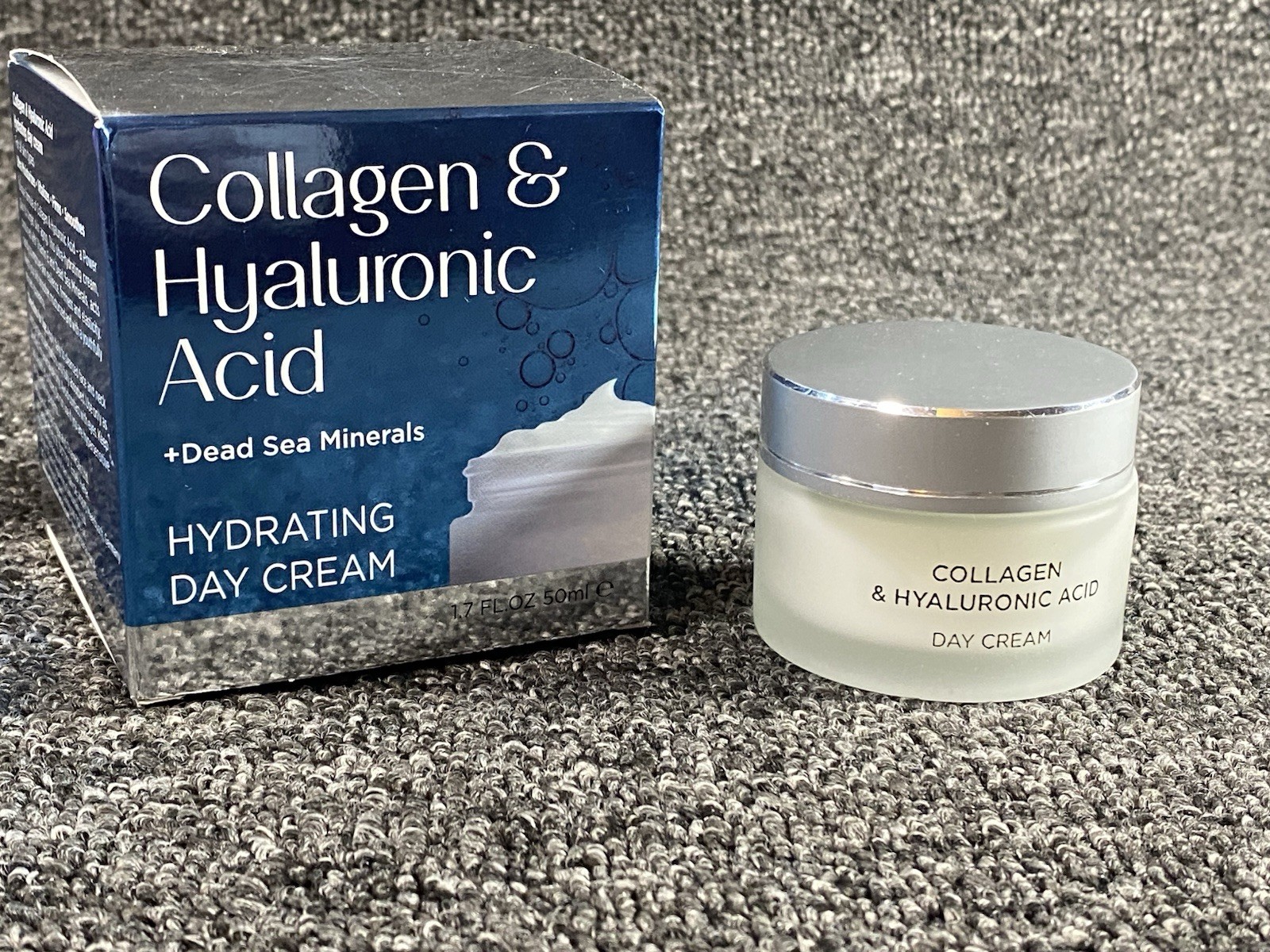 Collagen & Hyaluronic Acid Hydrating Day Cream Dead Sea Minerals 1.7Oz
