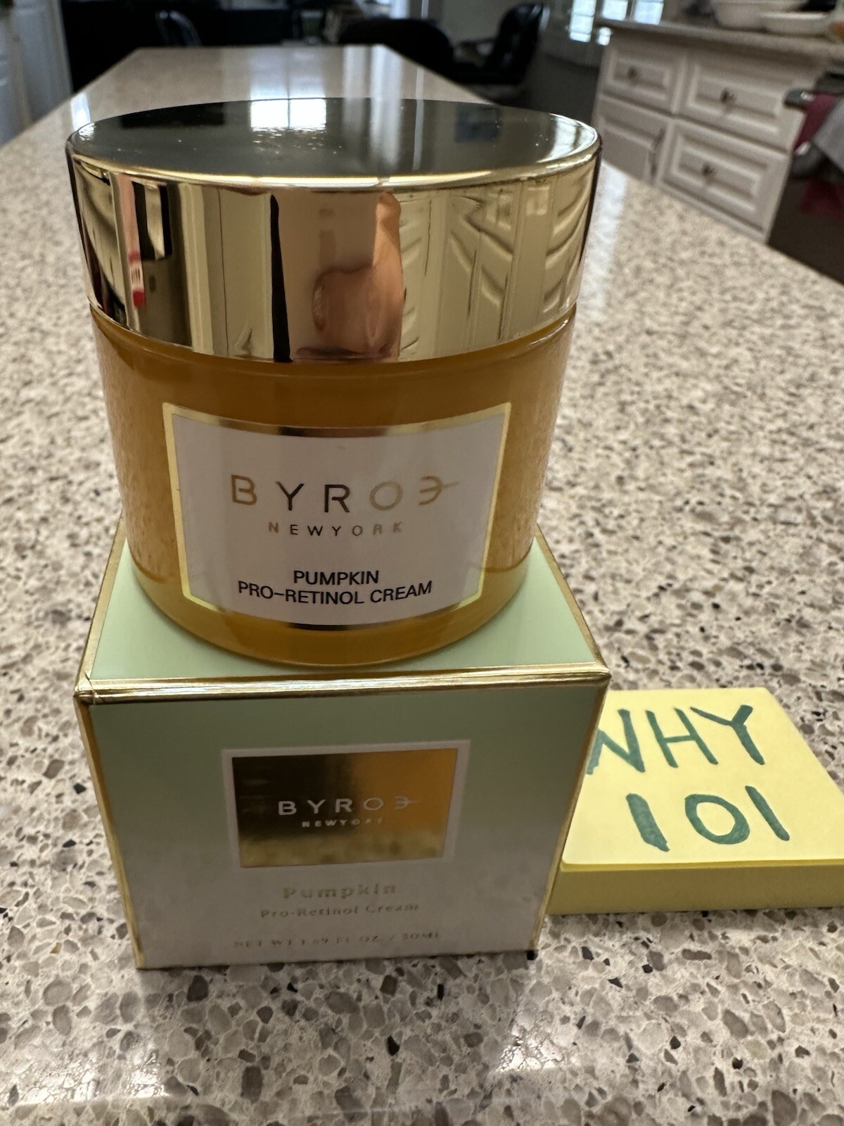BYROE Pumpkin Pro-Retinol Cream 1.69oz/50mL FULL SZ; SEALED BOX $110