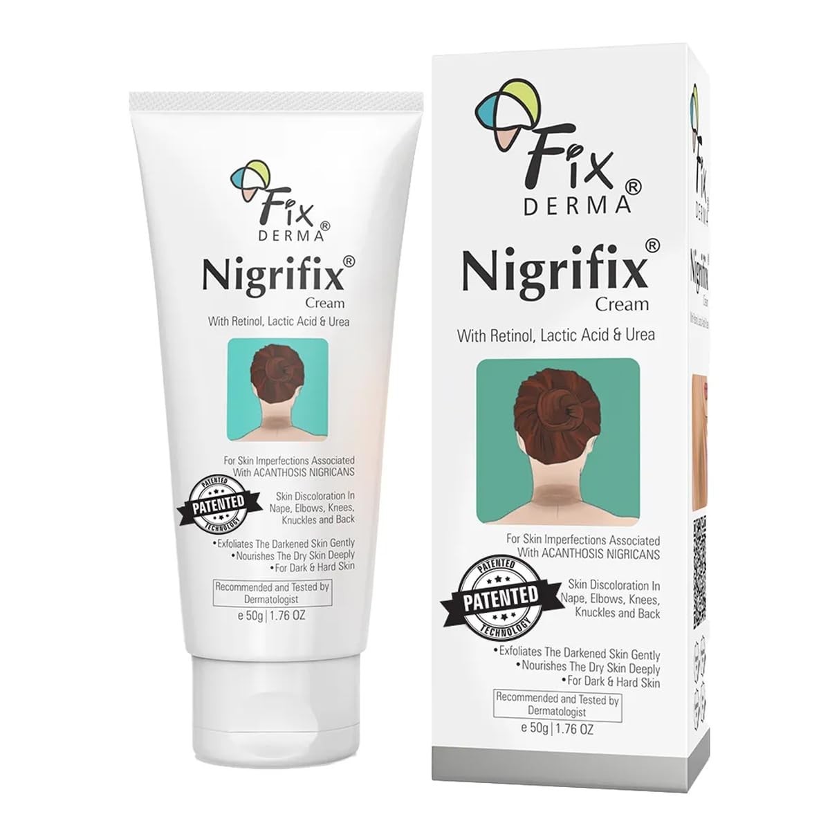 Fixderma Nigrifix Cream for Acanthosis Nigricans with Lactic Acid | Dermatologis